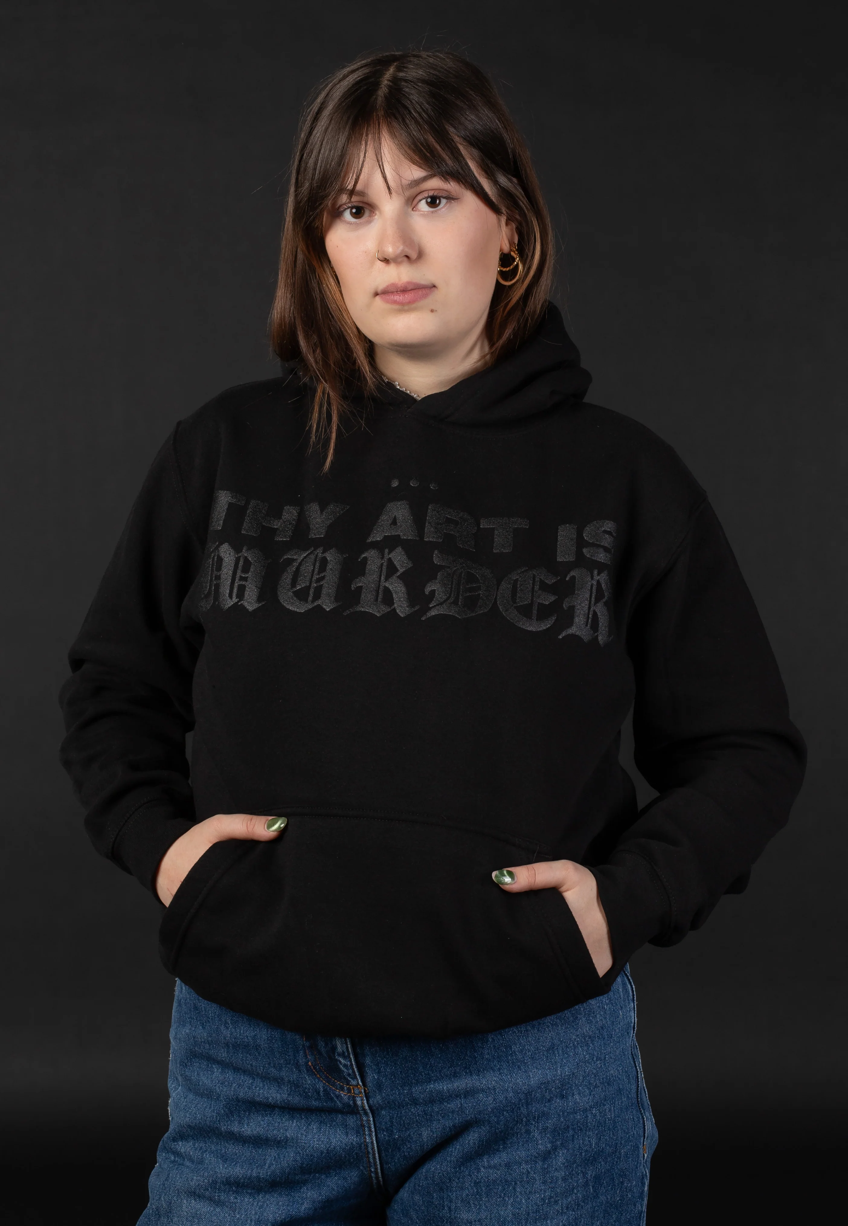 Prisoner of Earth Limited Black On Black - Hoodie - Image 9