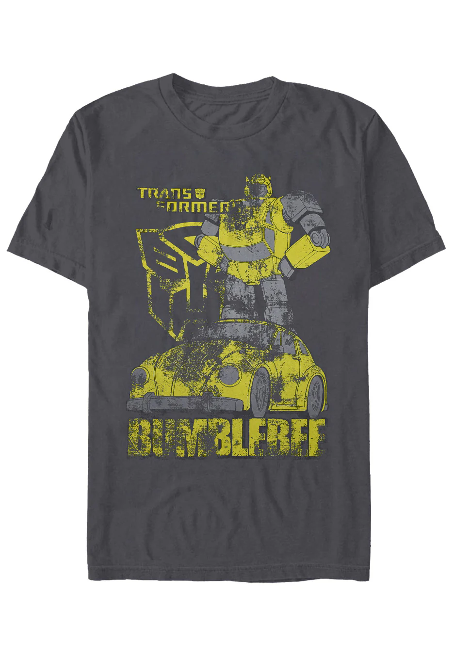 Bumblebee Distressed Grey - T-Shirt - Image 5