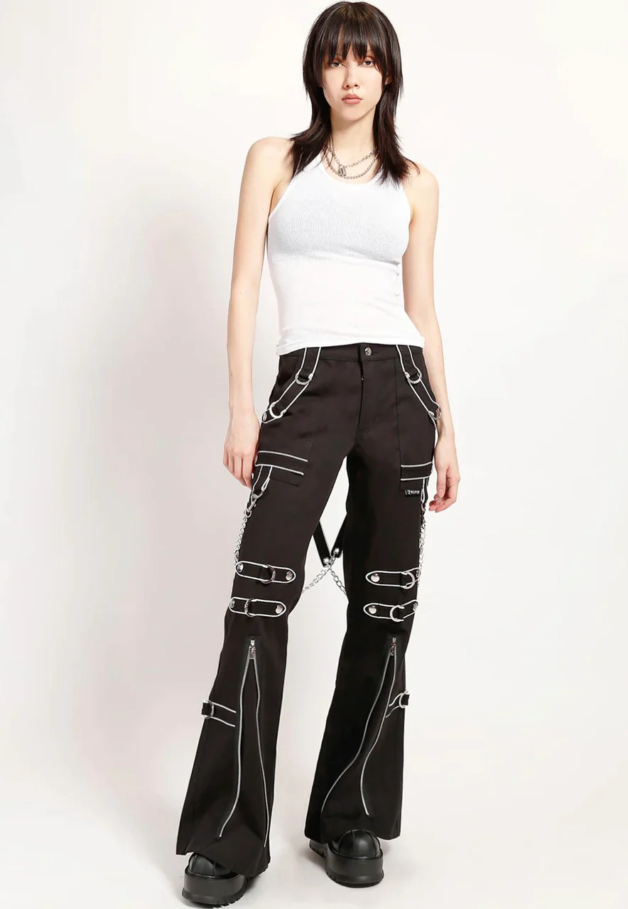 Ladies Band Black/White - Pants - Image 2