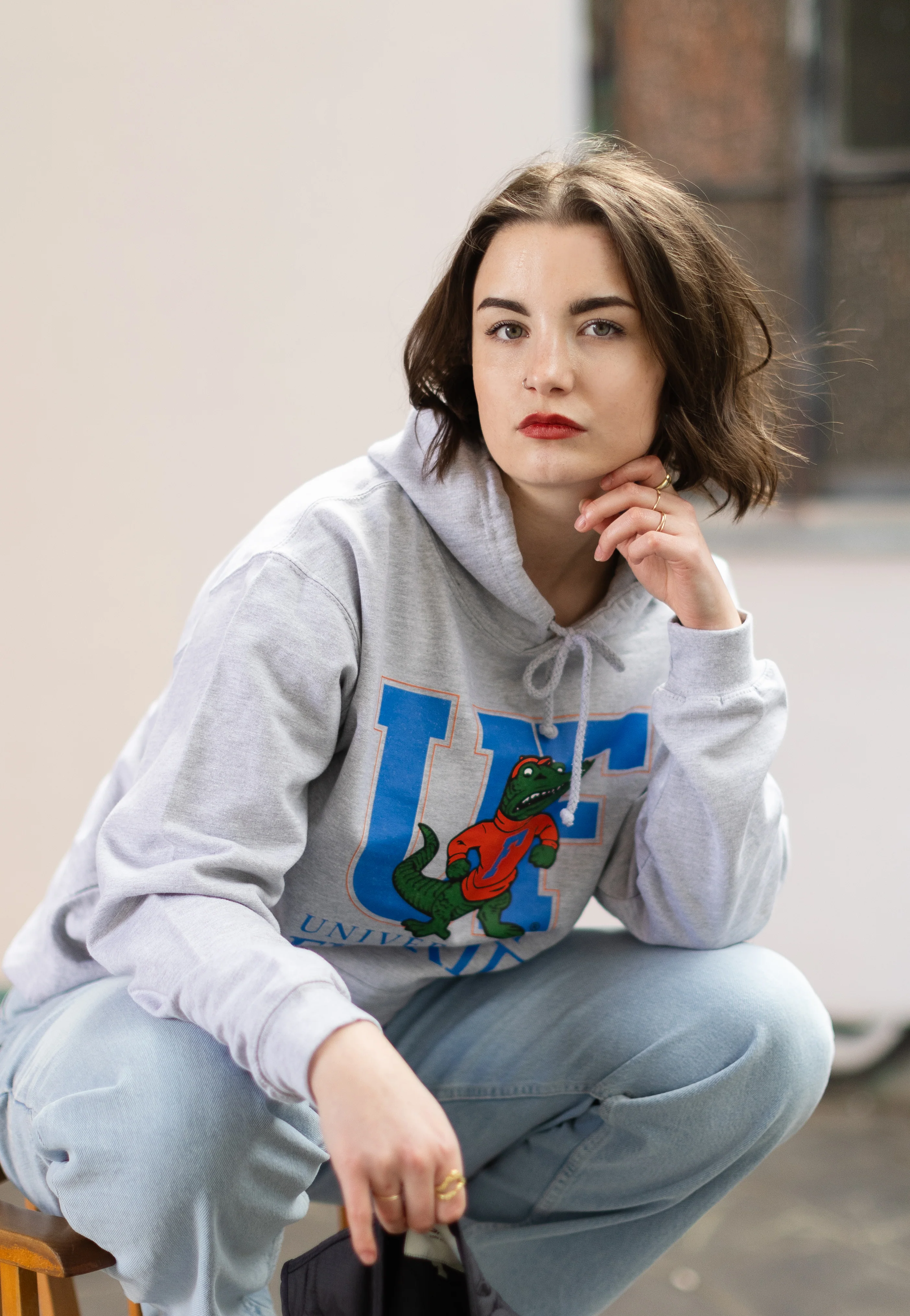 University Of Florida UF Heather Grey - Hoodie - Image 12