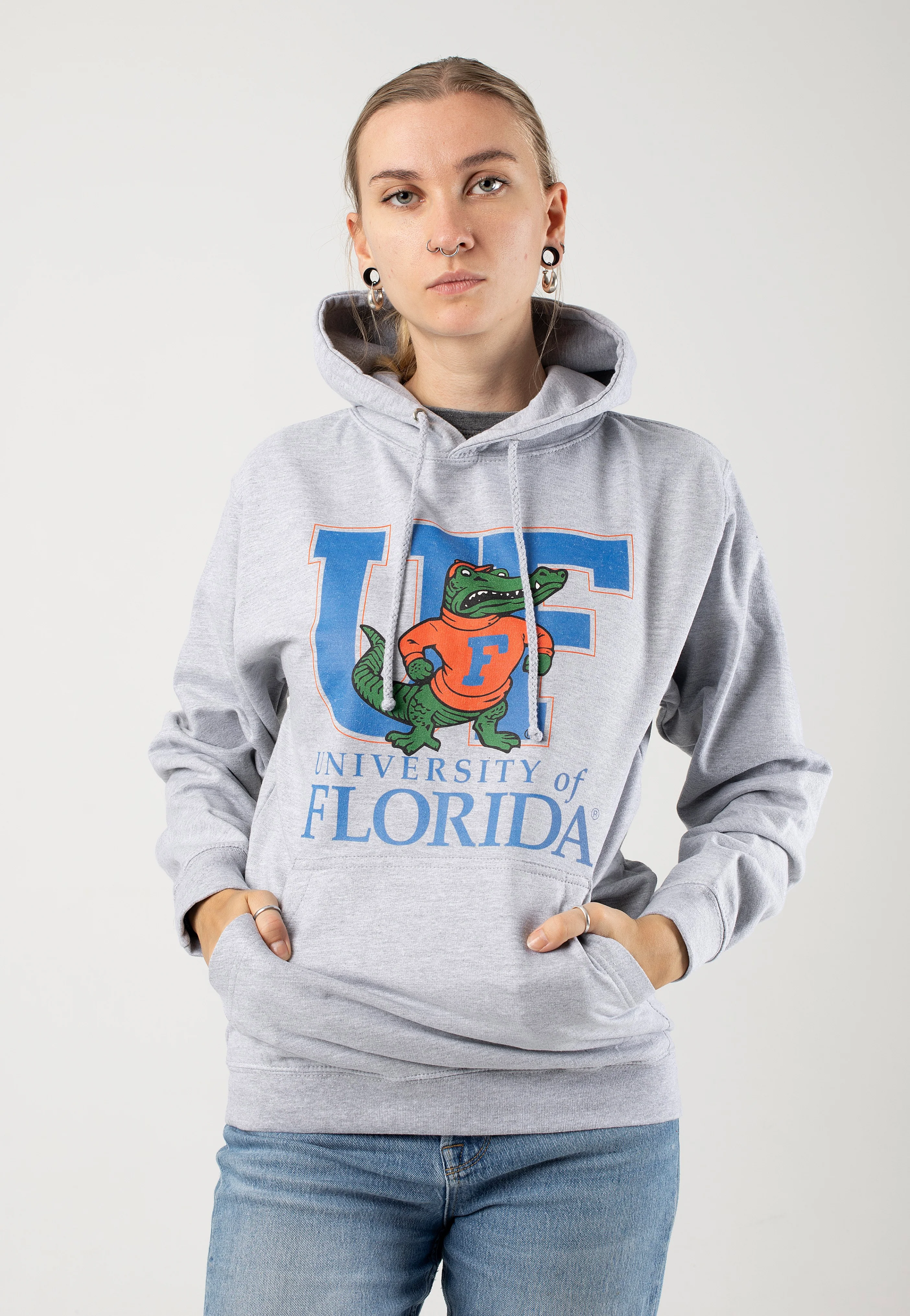 University Of Florida UF Heather Grey - Hoodie - Image 2