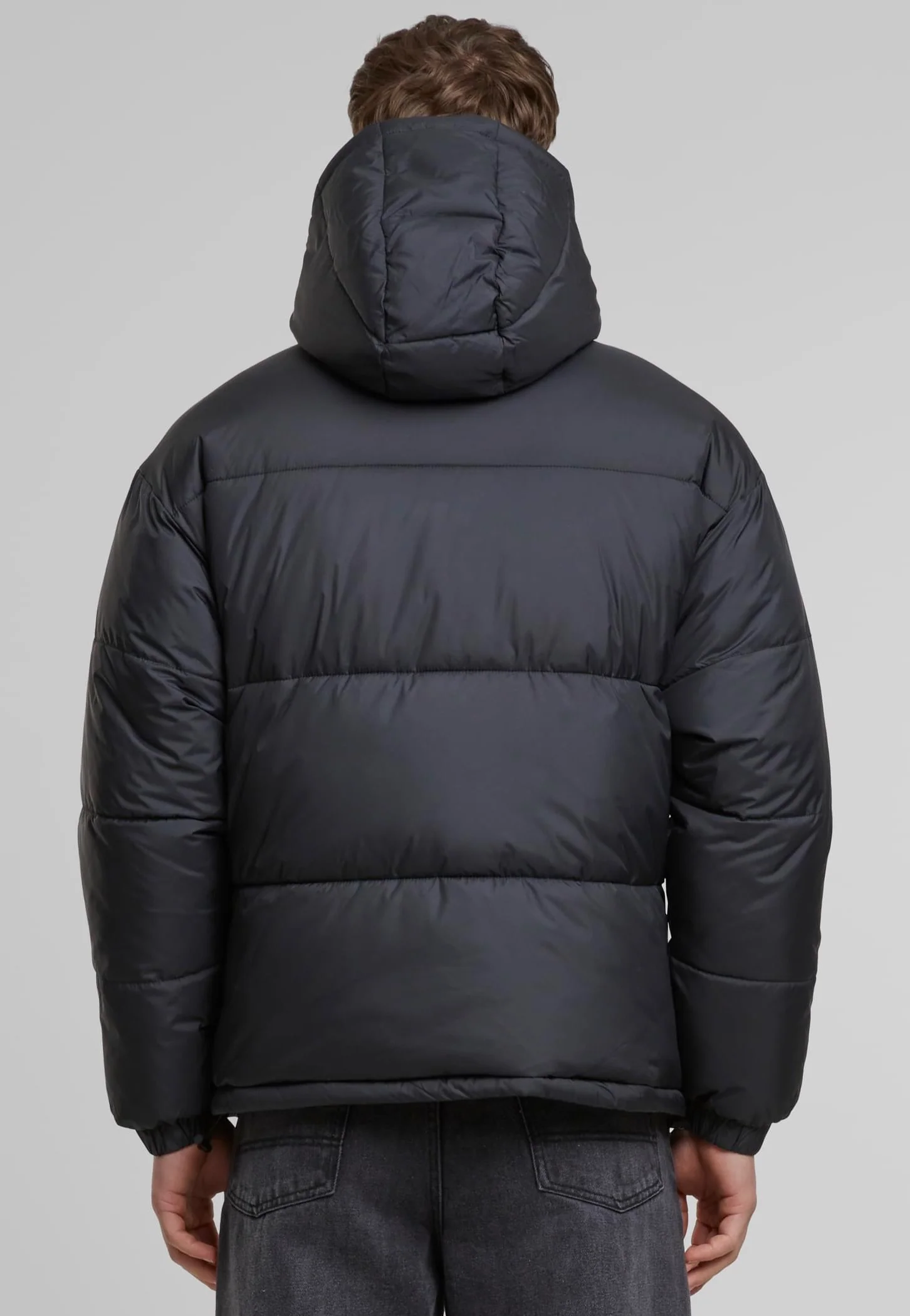 Basic Puffer With Hood Black - Jacket - Image 11