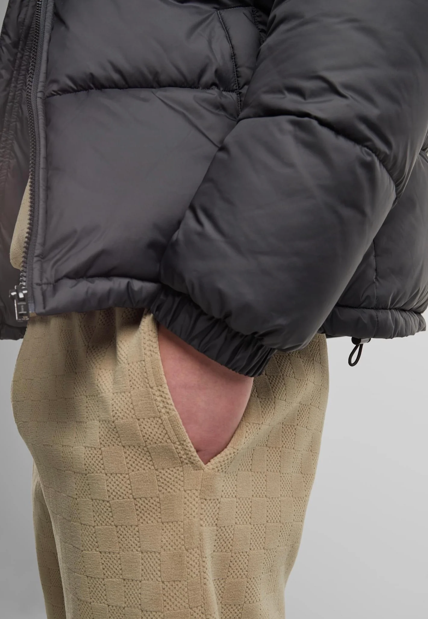Basic Puffer With Hood Black - Jacket - Image 13