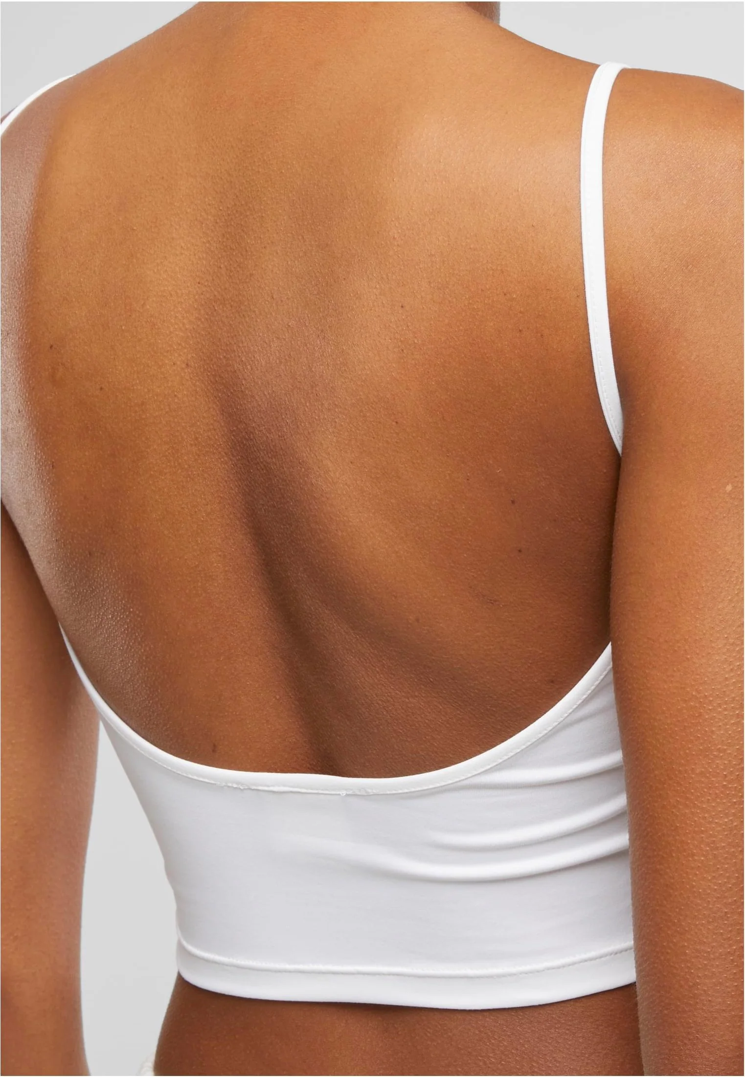 Basic Top Low Back Neckline White - Tank - Image 6