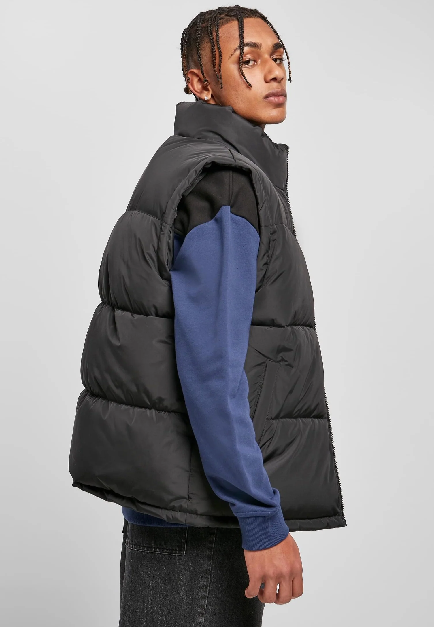 Block Puffer Black/Black - Vest - Image 2