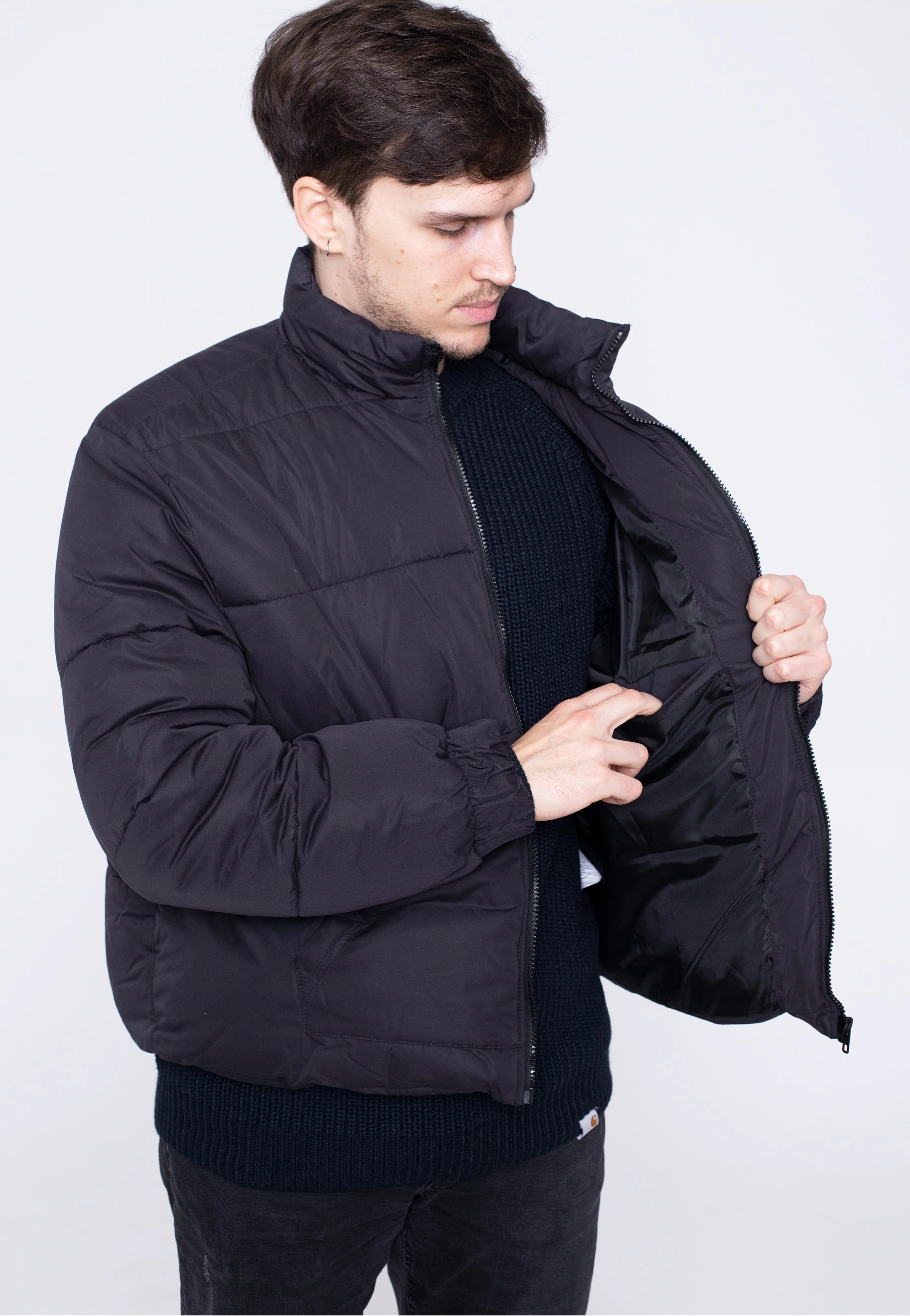Cropped Down Black - Jacket - Image 4