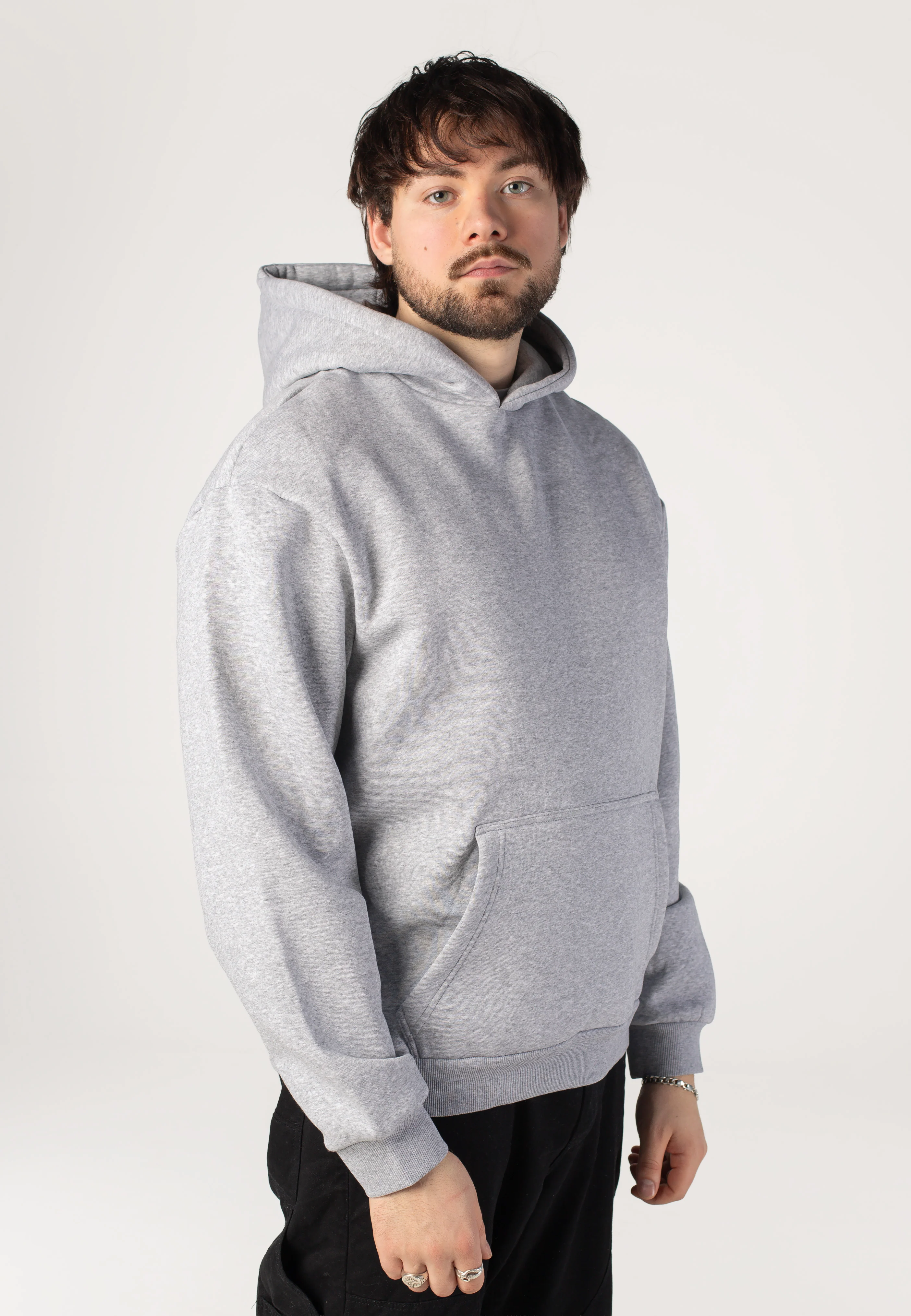 Fluffy Heathergrey - Hoodie - Image 3