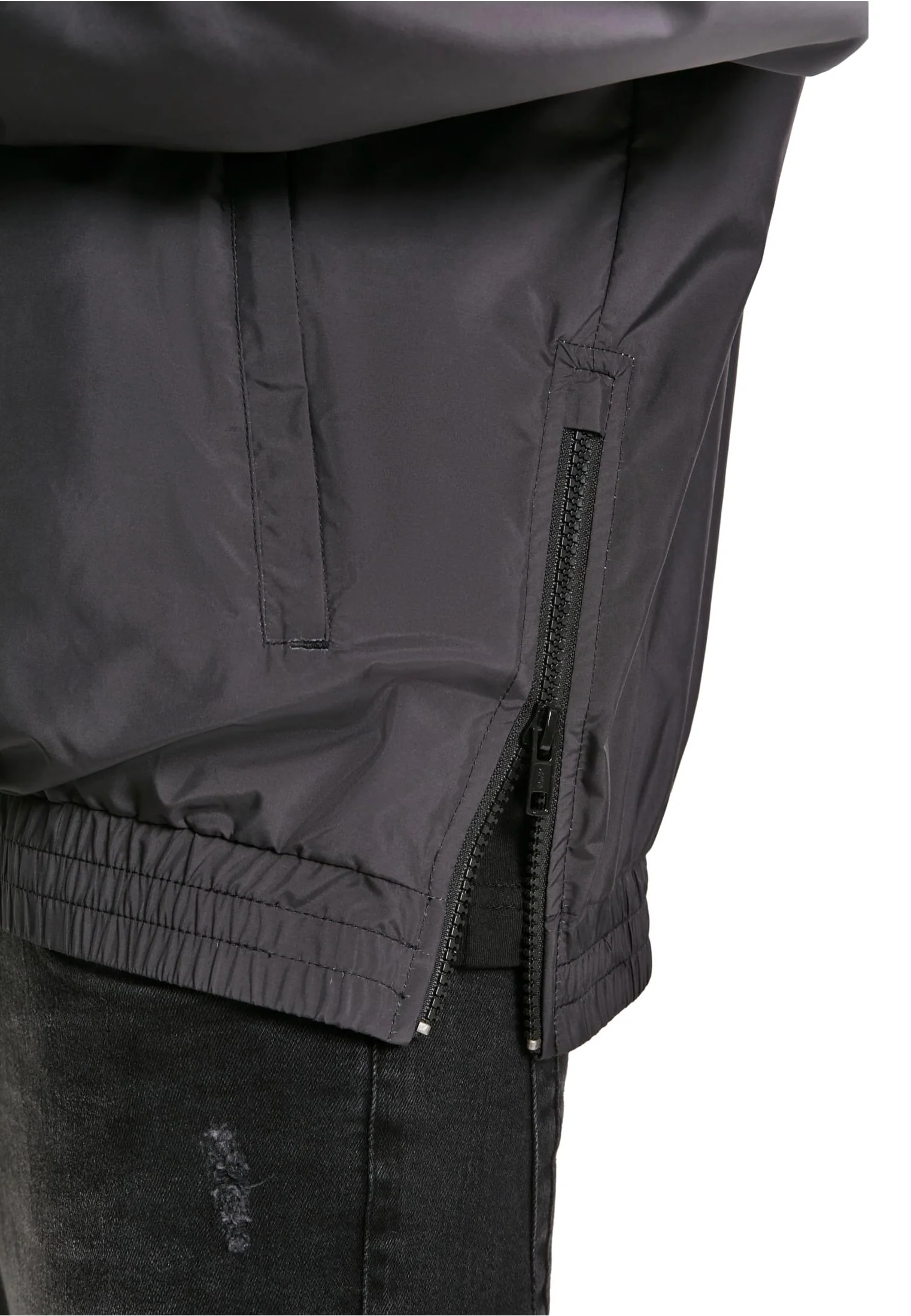 Gradient Pull Over Jacket Black/White - Jacket - Image 9