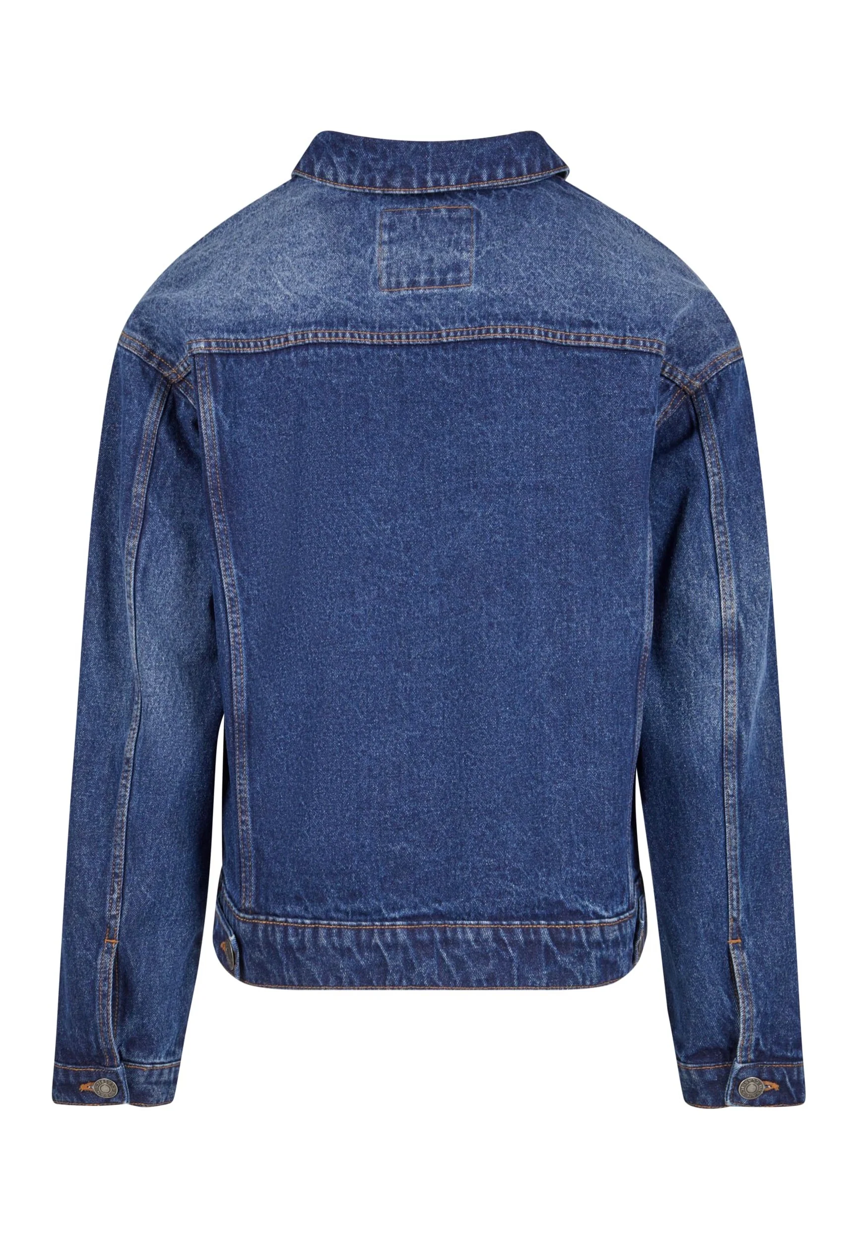 Heavy Ounce Boxy Denim New Mid Blue Washed - Jeans Jacket - Image 7