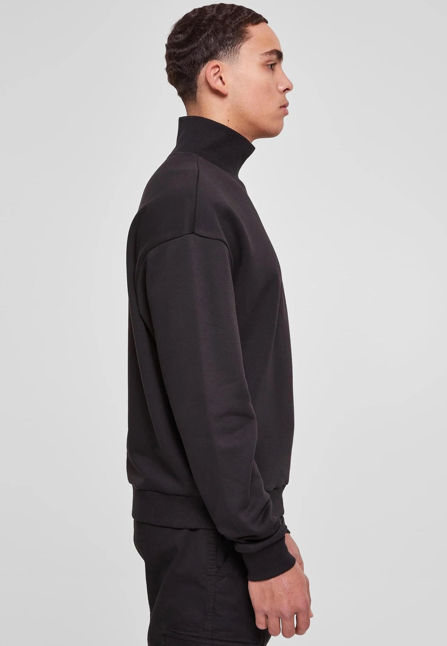 High Rib Neck Black - Sweater - Image 2