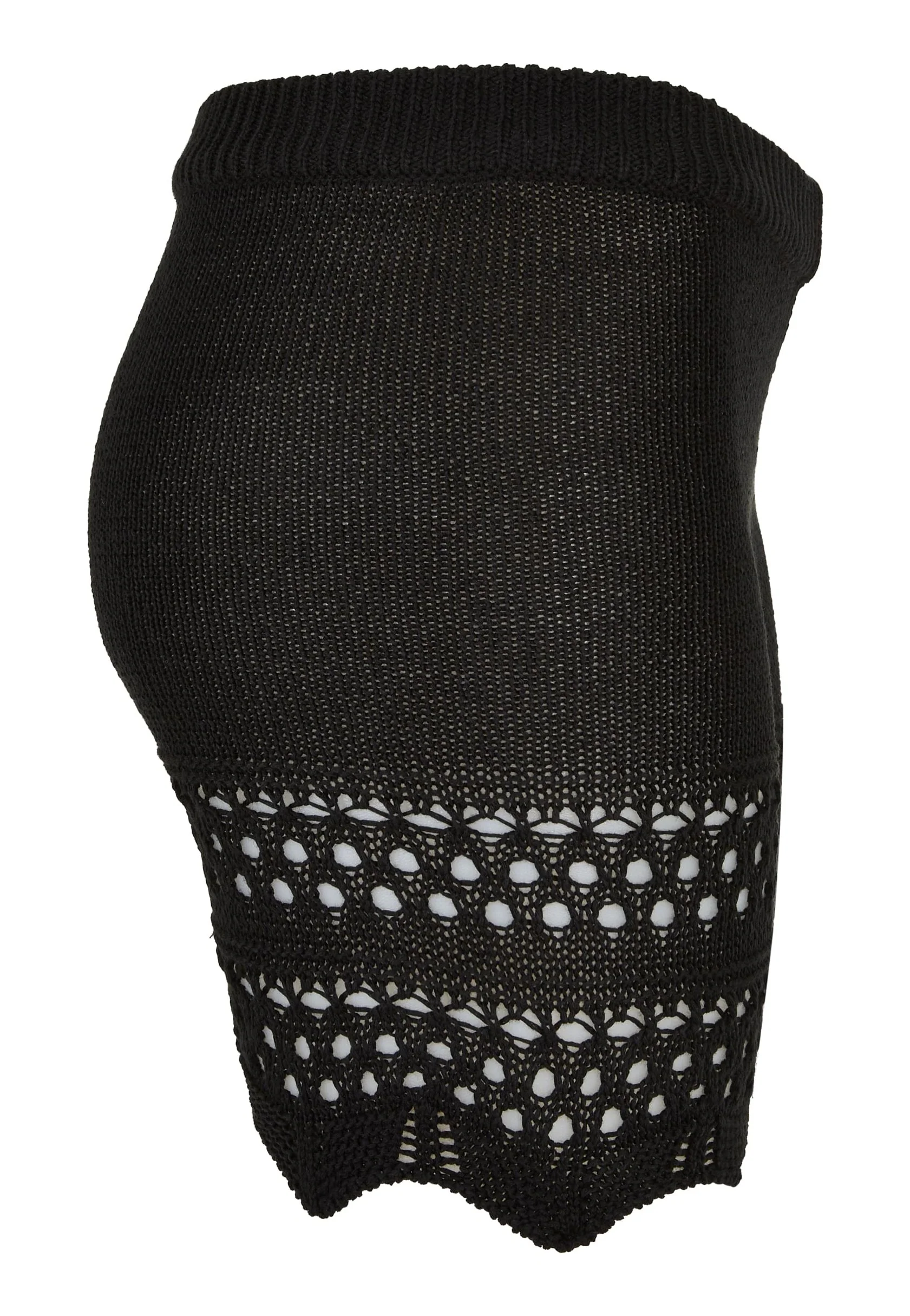 Ladies Crochet Knit Black - Shorts - Image 9