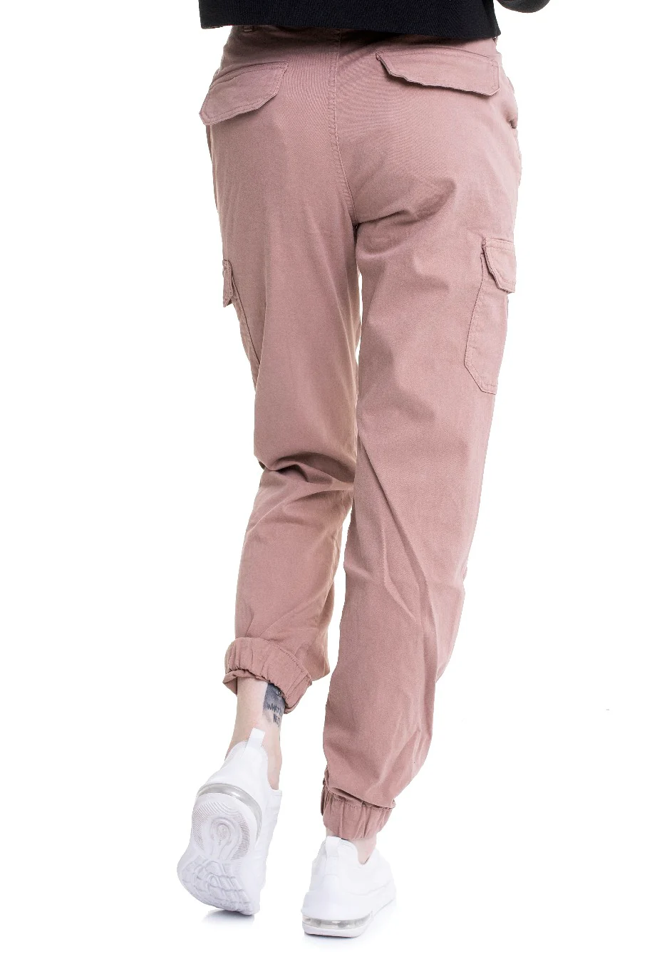 Ladies High Waist Cargo Duskrose - Pants - Image 3