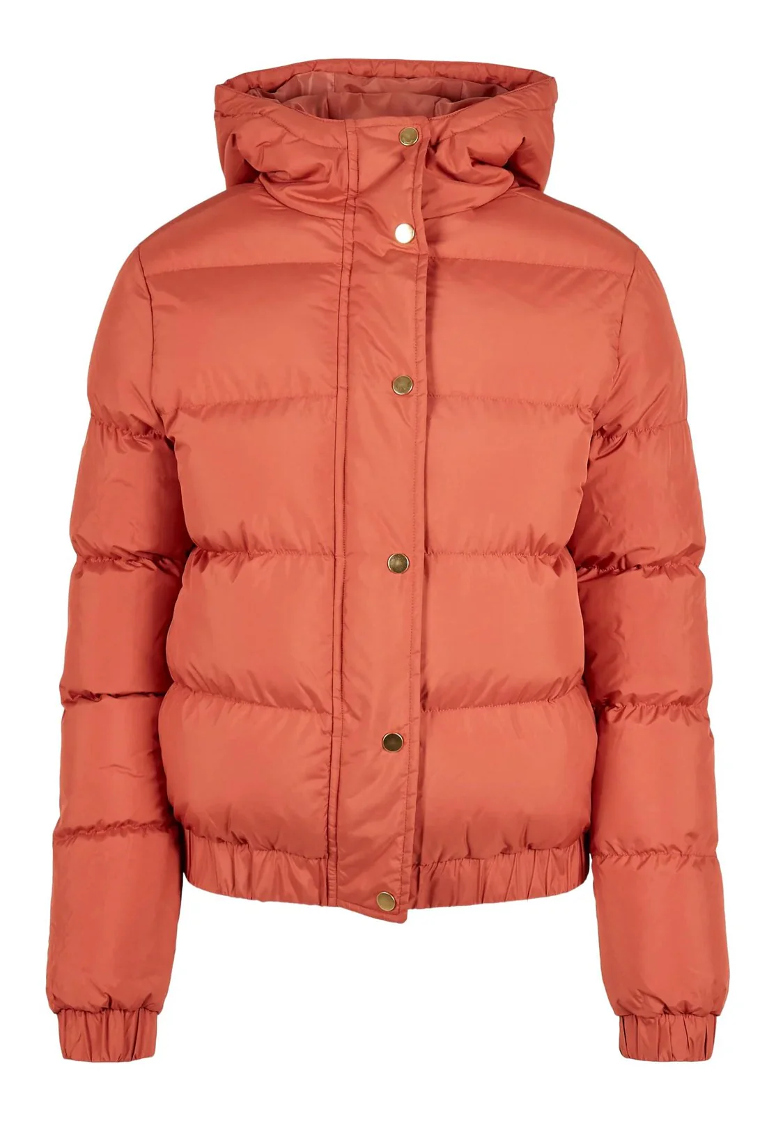 Ladies Hooded Puffer Red Earth - Jacket - Image 6