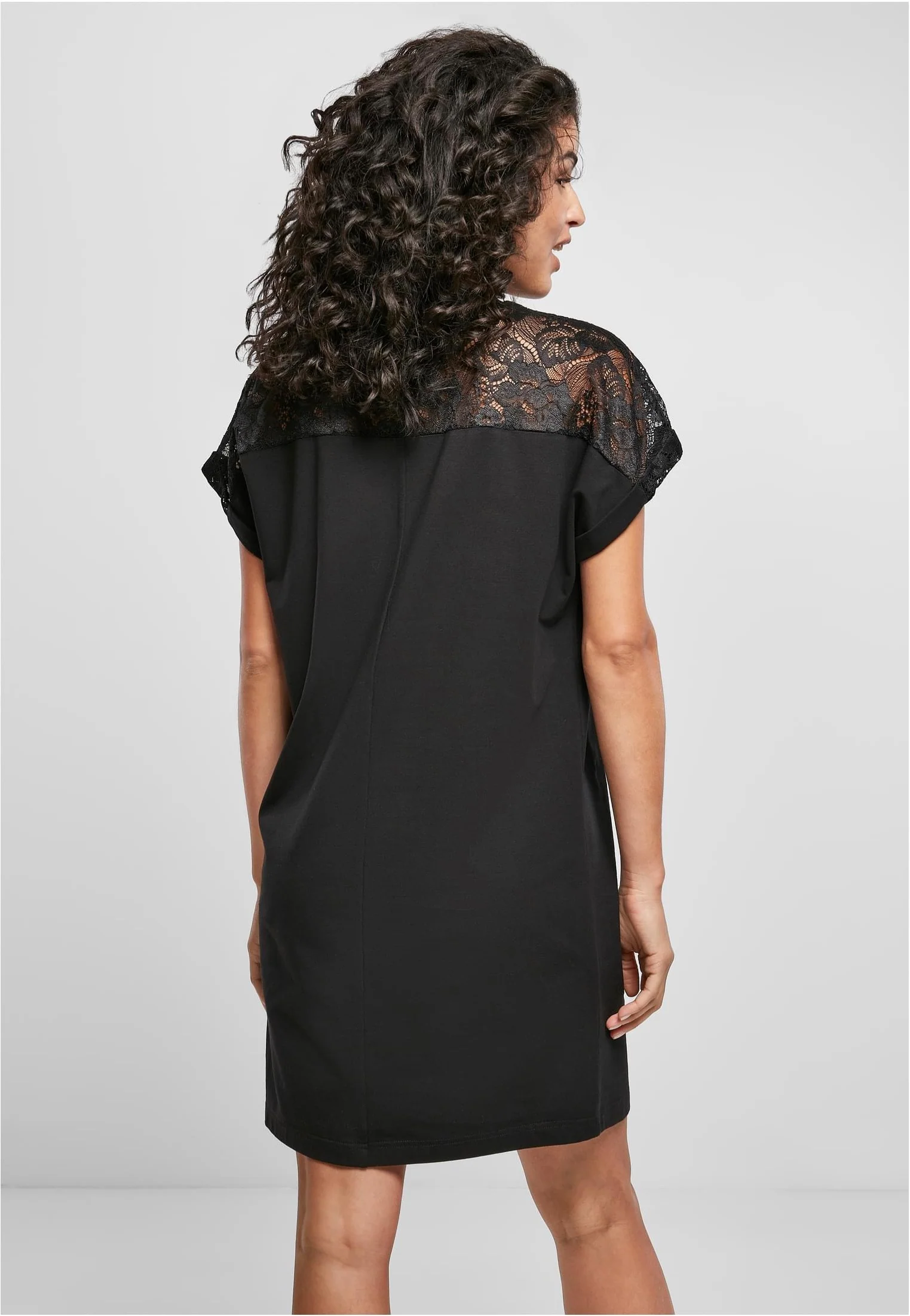 Ladies Lace Tee Black - Dress - Image 4