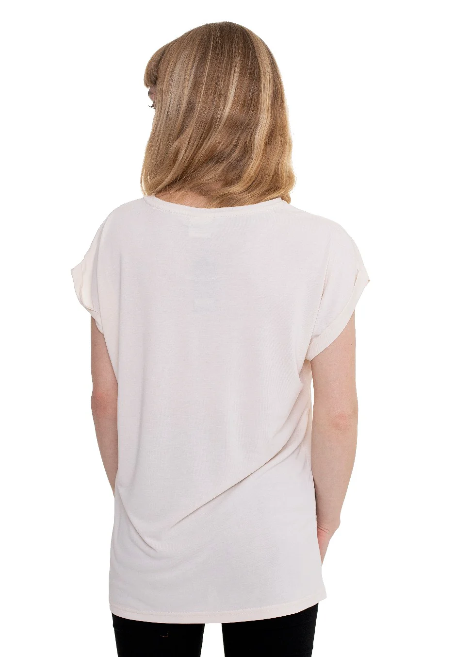 Ladies Modal Extended Shoulder Whitesand - T-Shirt - Image 3