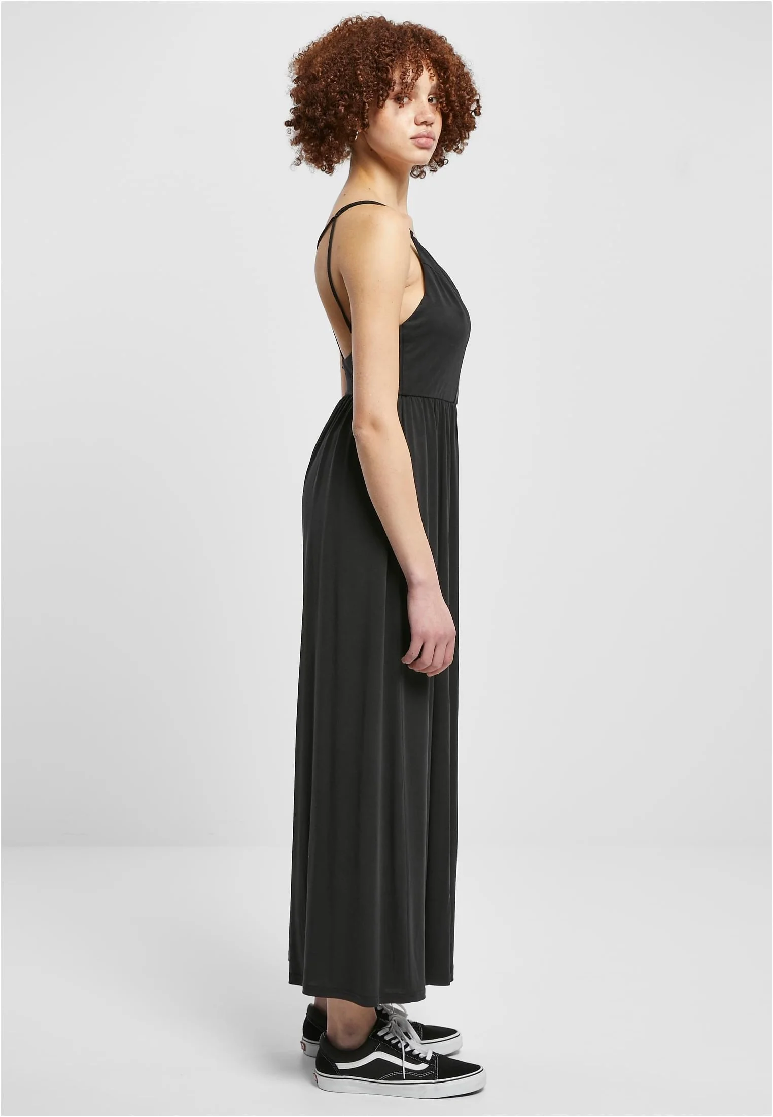 Ladies Modal Spaghetti Black - Jumpsuit - Image 5