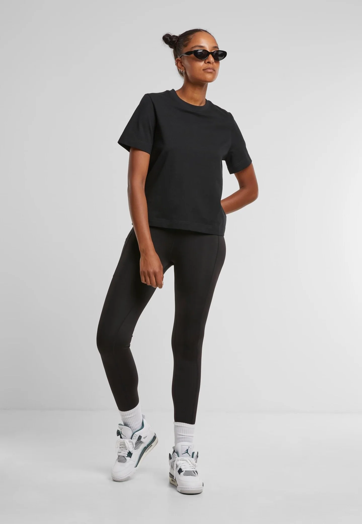 Ladies Organic Boxy Black - T-Shirt