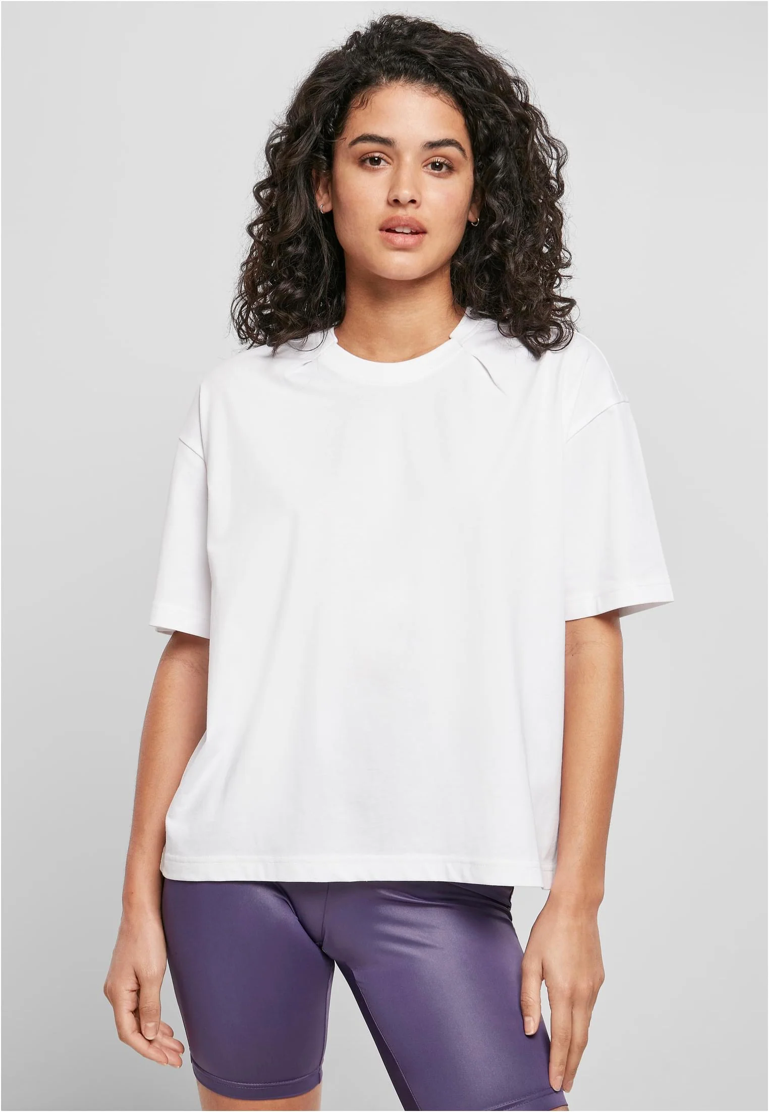 Ladies Organic Oversized Pleat Pack Of 2 White Black - T-Shirt - Image 8