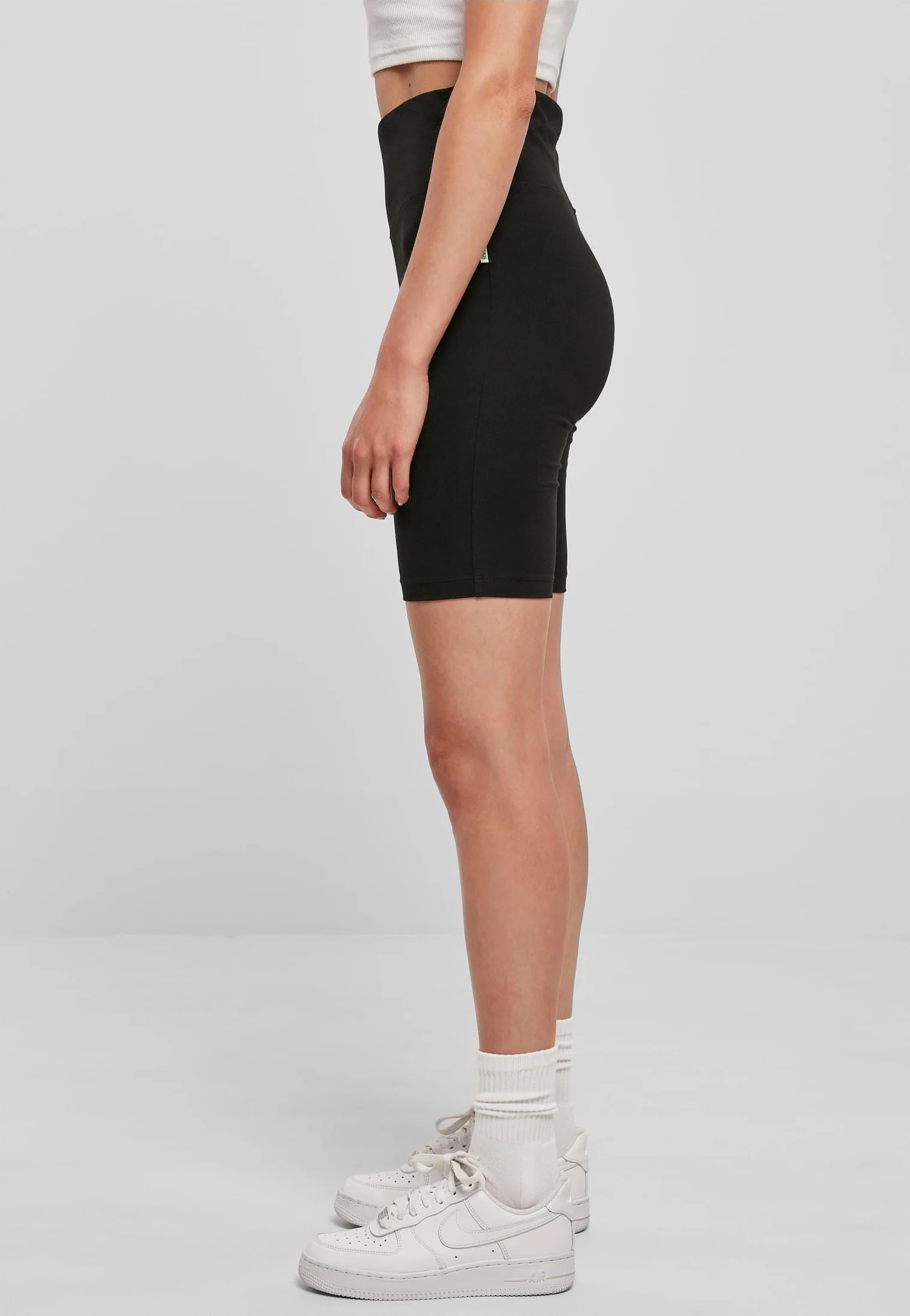 Ladies Organic Stretch Jersey Cycle Black - Shorts - Image 3