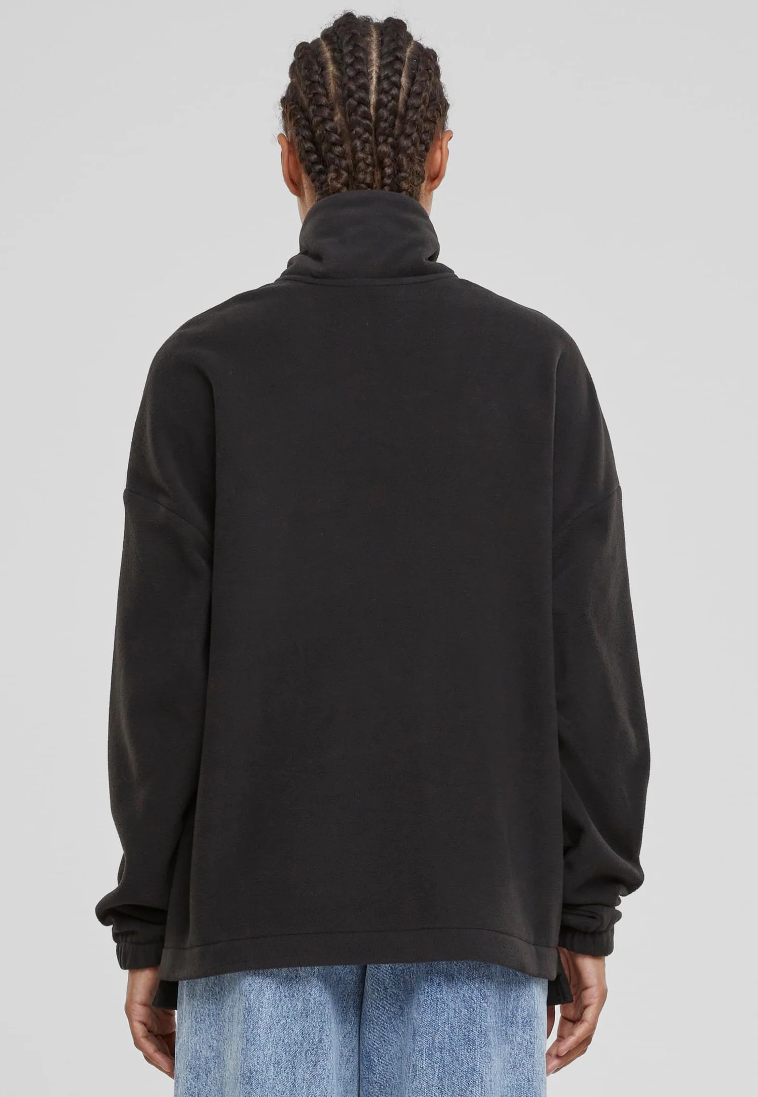 Ladies Polar Fleece Black - Pullover - Image 4