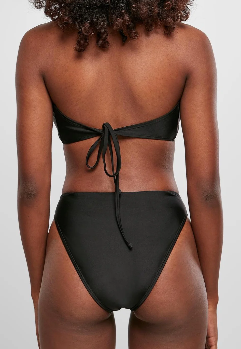 Ladies Recycled Hot V Black - Bikini - Image 2