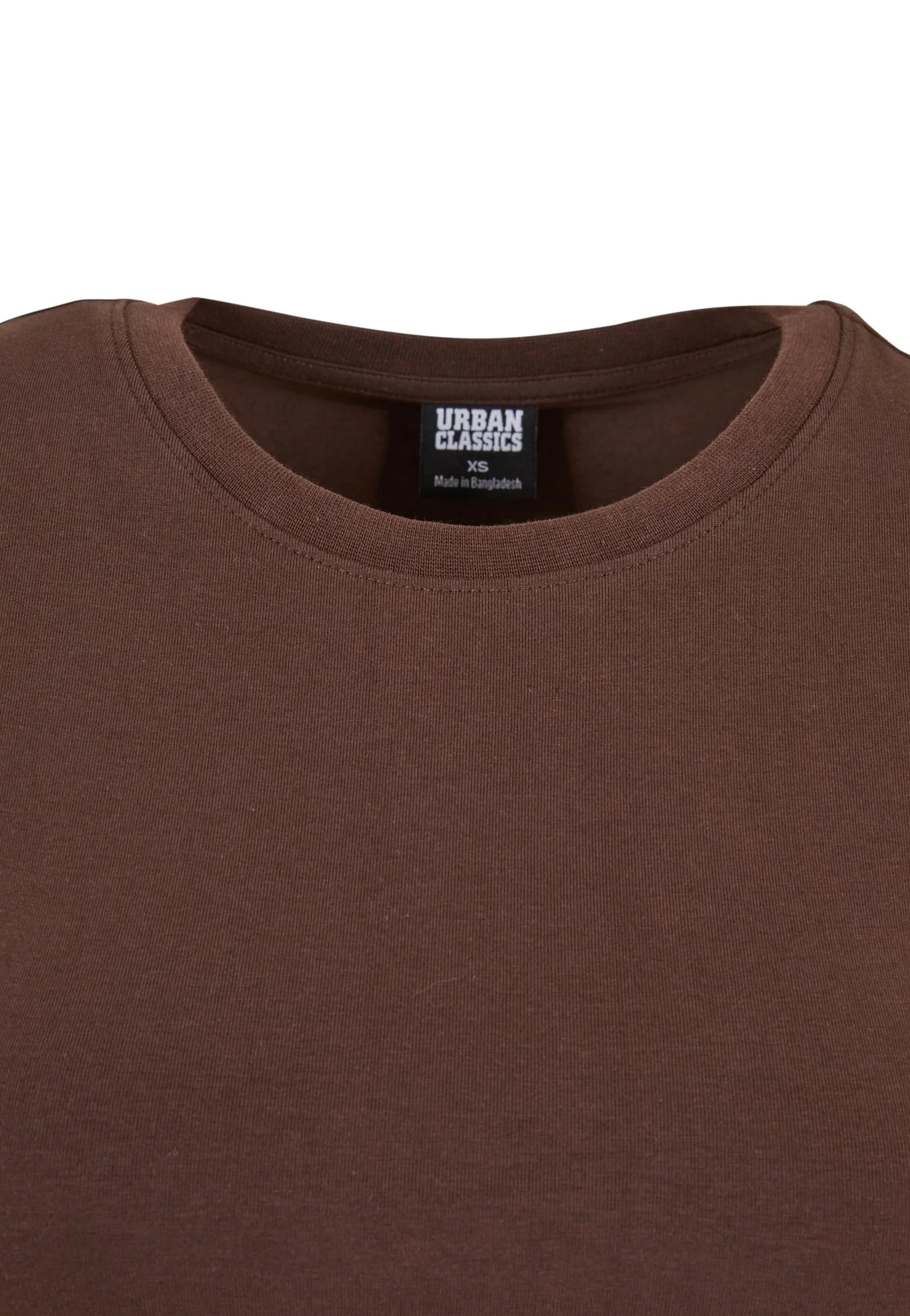Ladies Stretch Jersey Cropped Brown - T-Shirt - Image 9