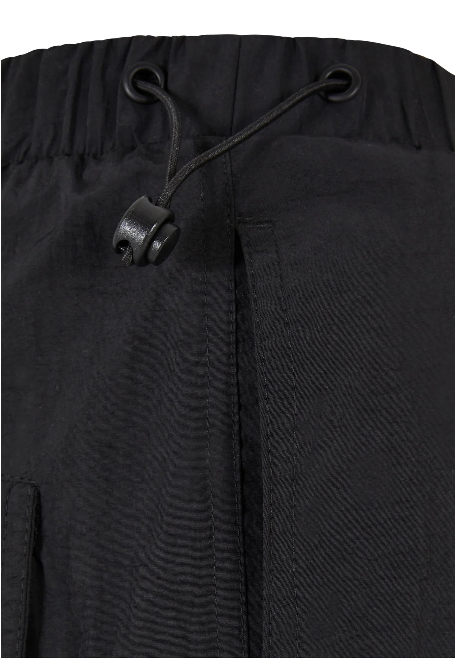 Ladies Wide Crinkle Nylon Black - Pants - Image 14