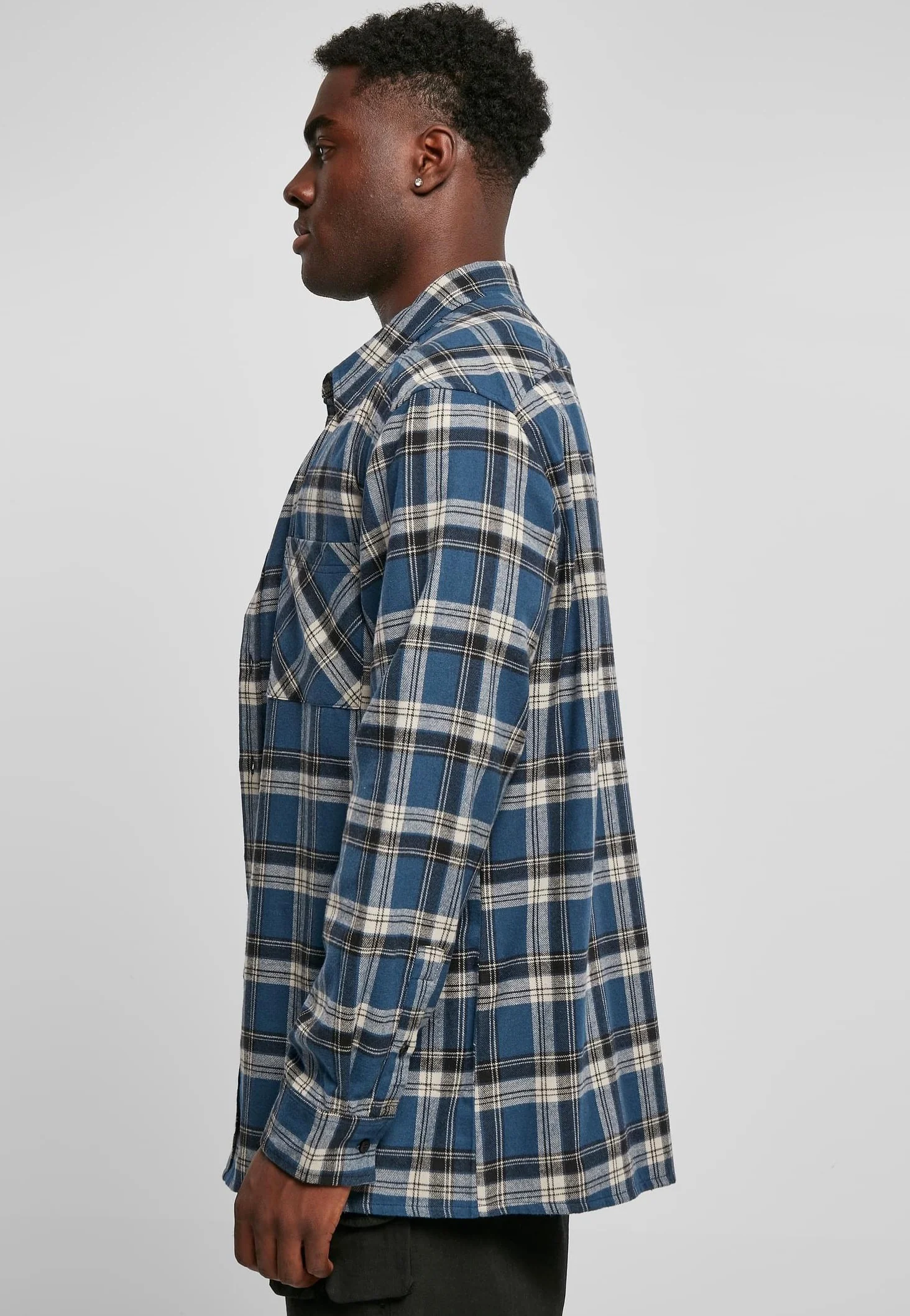 Lake Check Darkblue/Whitesand - Shirt - Image 2