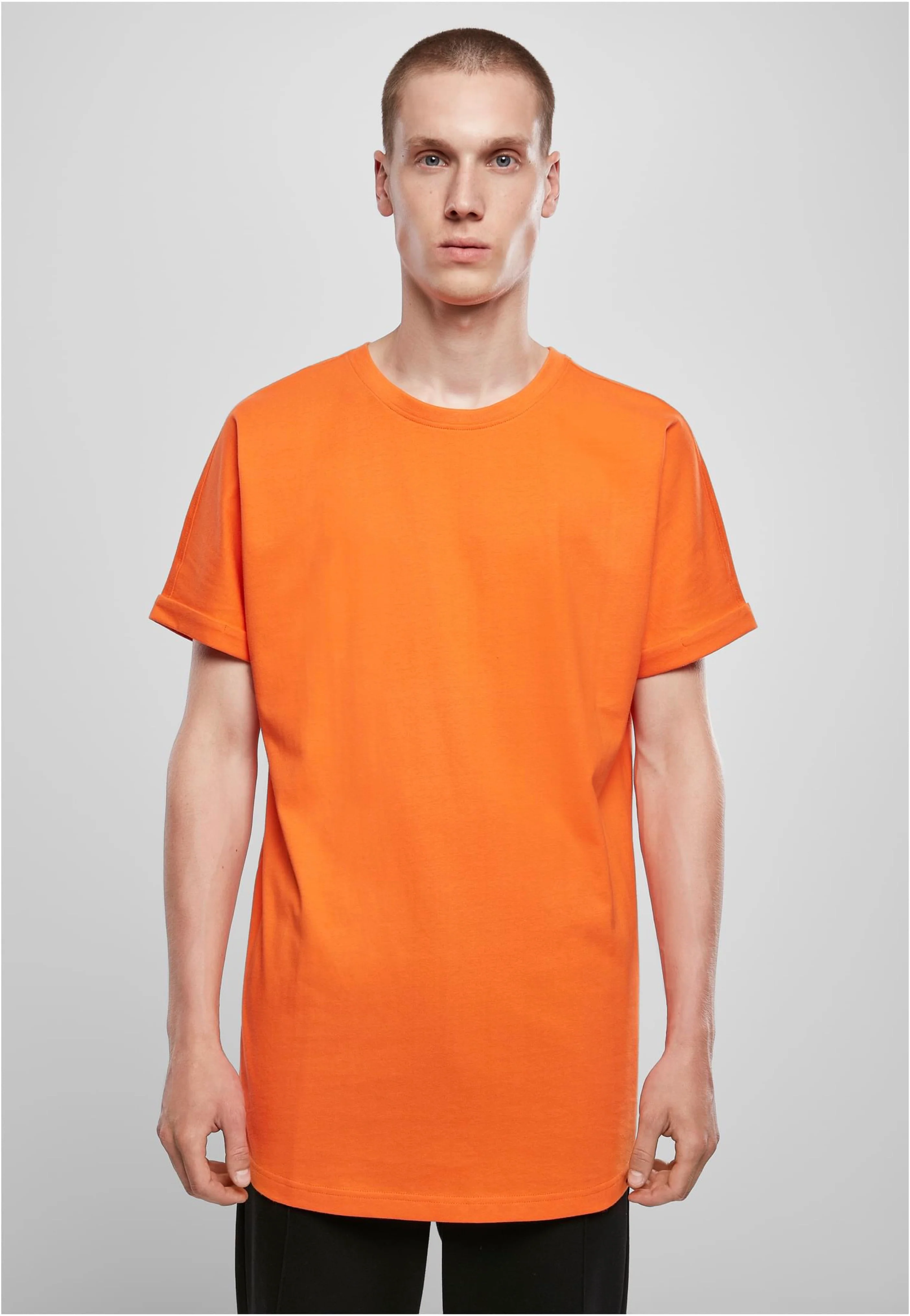 Long Shaped Turnup Mandarin - T-Shirt - Image 6