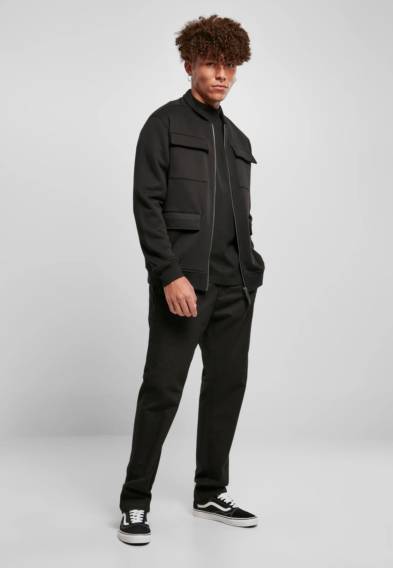 M65 Sweat Bomber Black - Jacket - Image 3