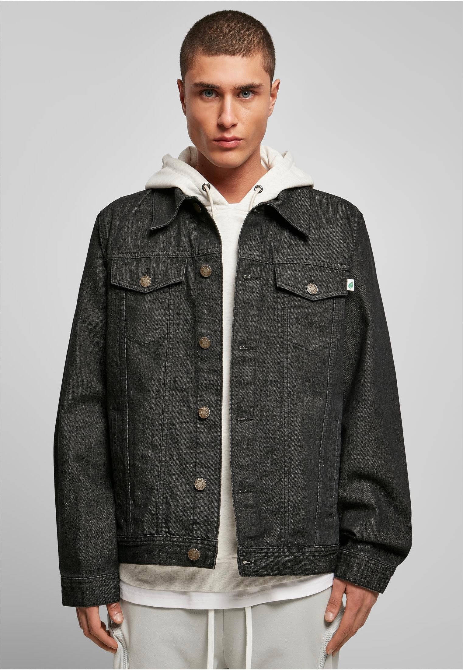 Organic Basic Denim Black Washed - Jeans Jacket - Image 2