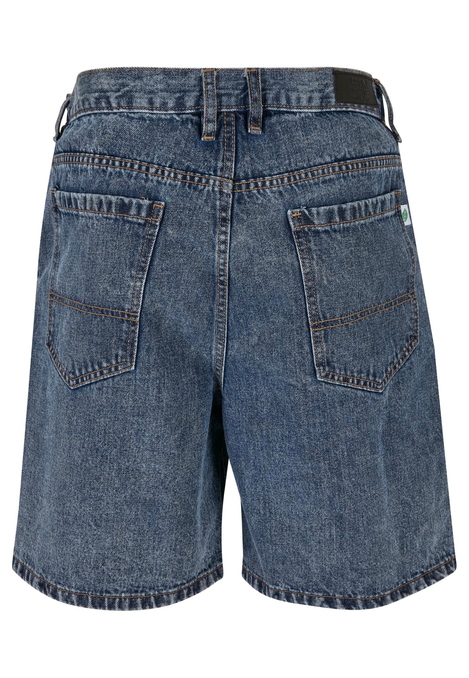 Organic Denim Bermuda Light Skyblue Acid Washed - Shorts - Image 9