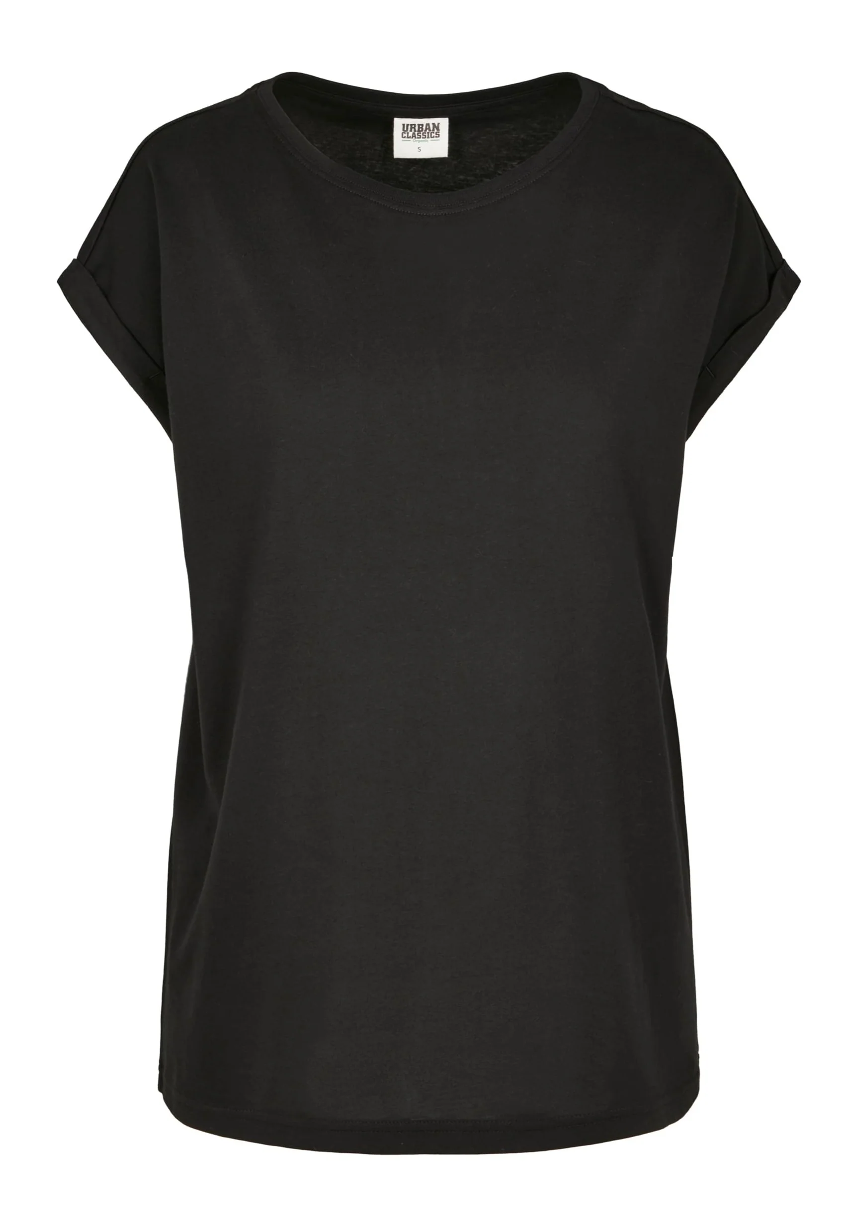 Organic Extended Shoulder Black - Girly - Image 6