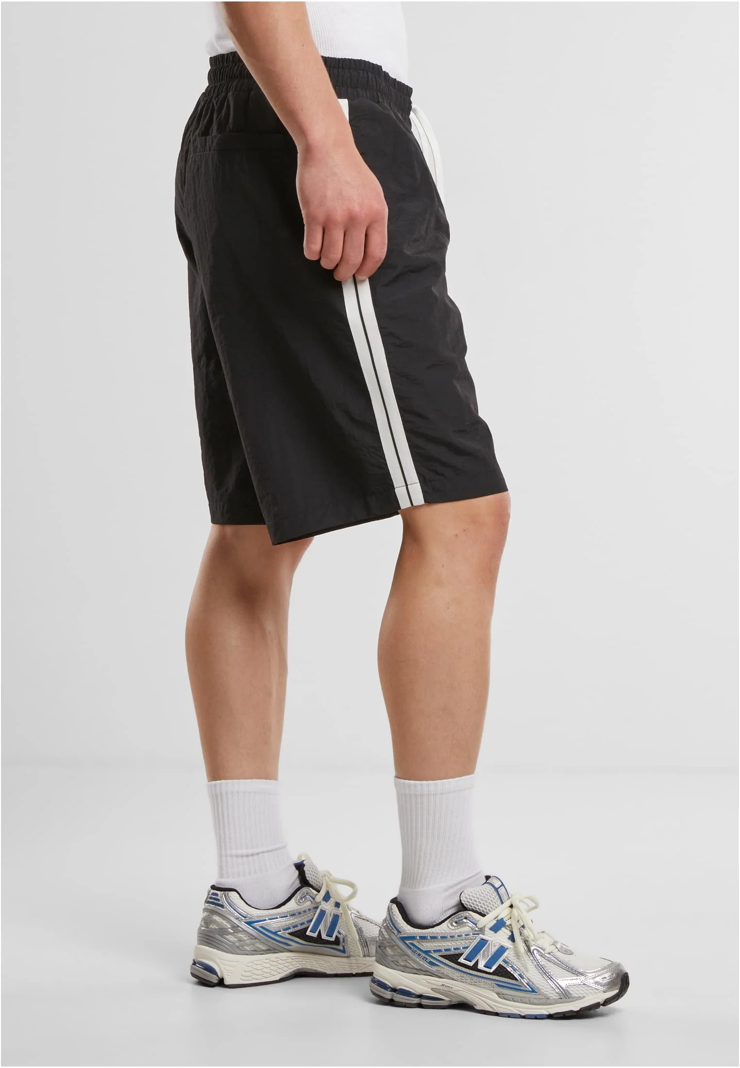 Patched Stripe Black - Board Shorts - Image 6
