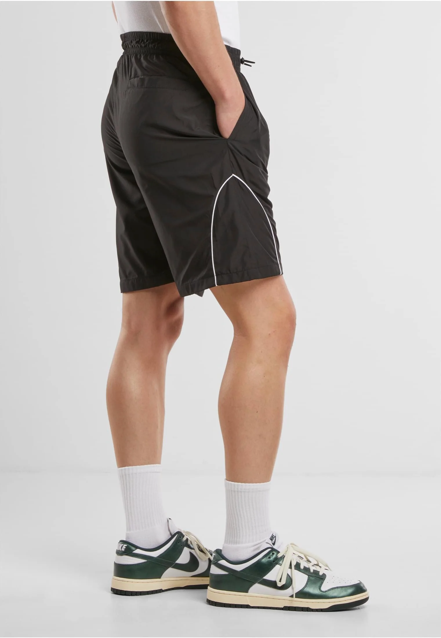 Piped Panel Black - Shorts - Image 5