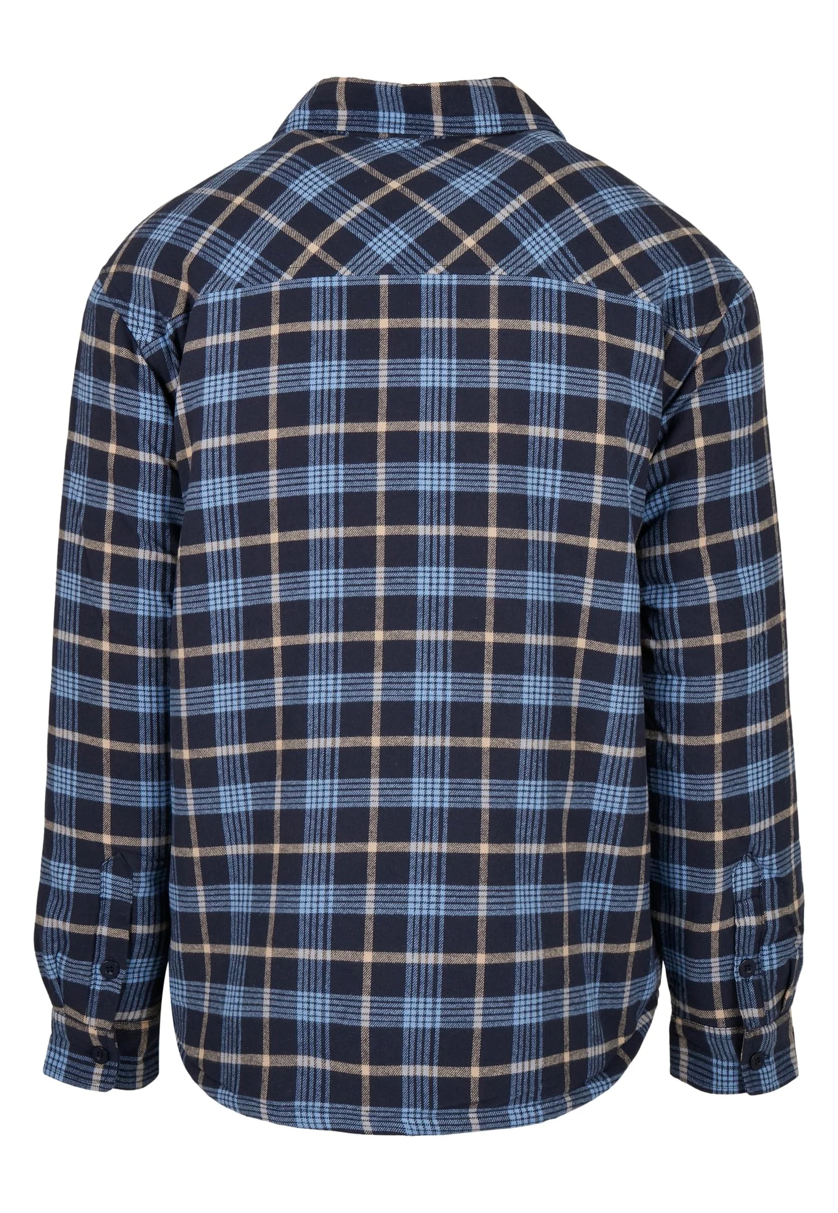 Plaid Quilted Lightblue/Darkblue - Jacket - Image 8