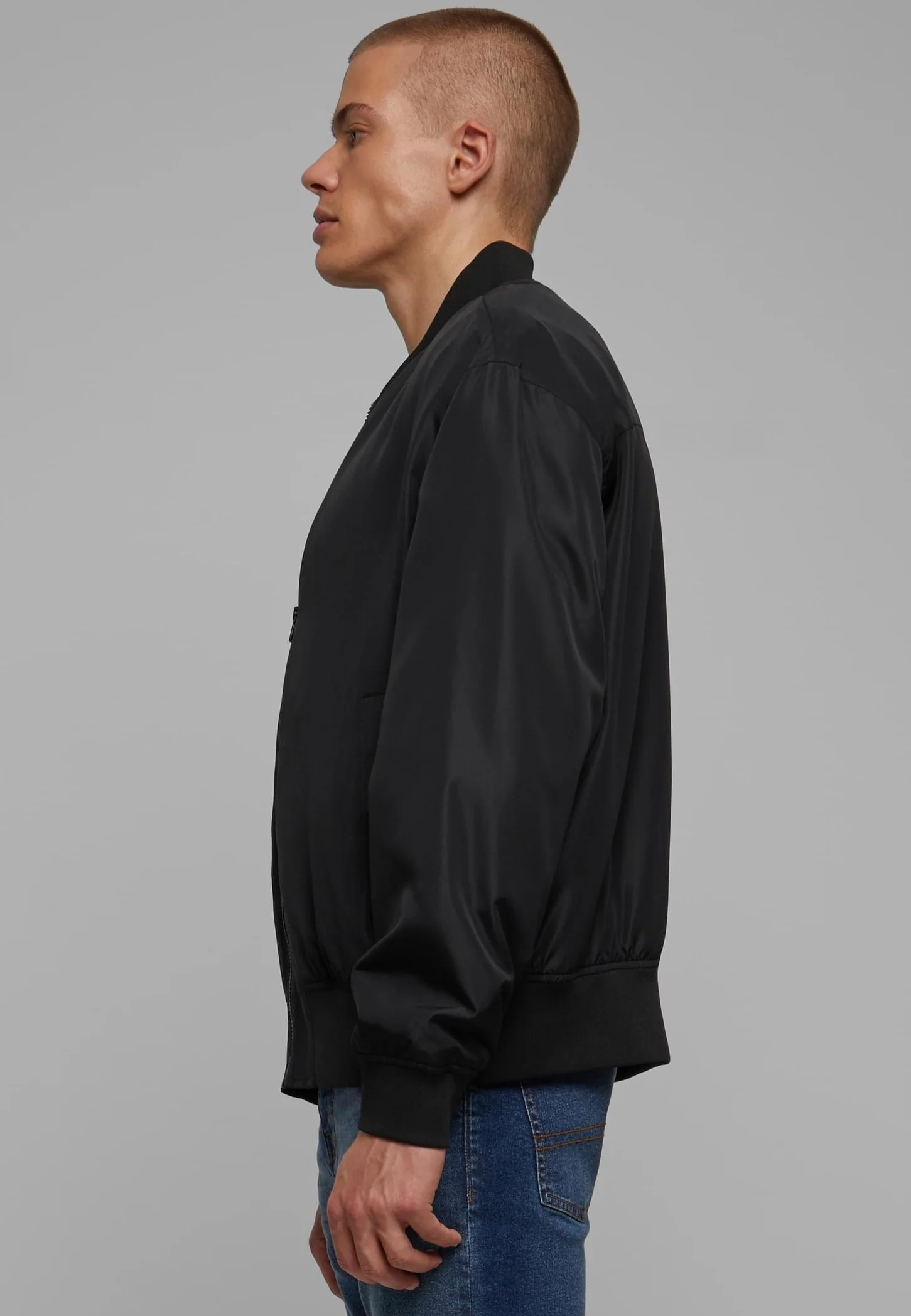 Recycled Bomber Black - Jacket - Image 2