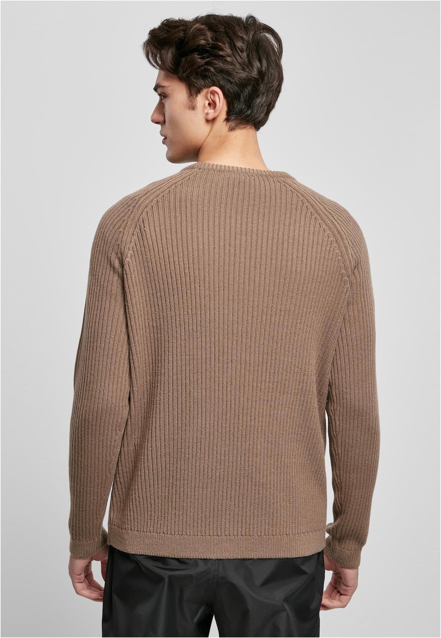 Ribbed Raglan Dark Khaki - Pullover - Image 3