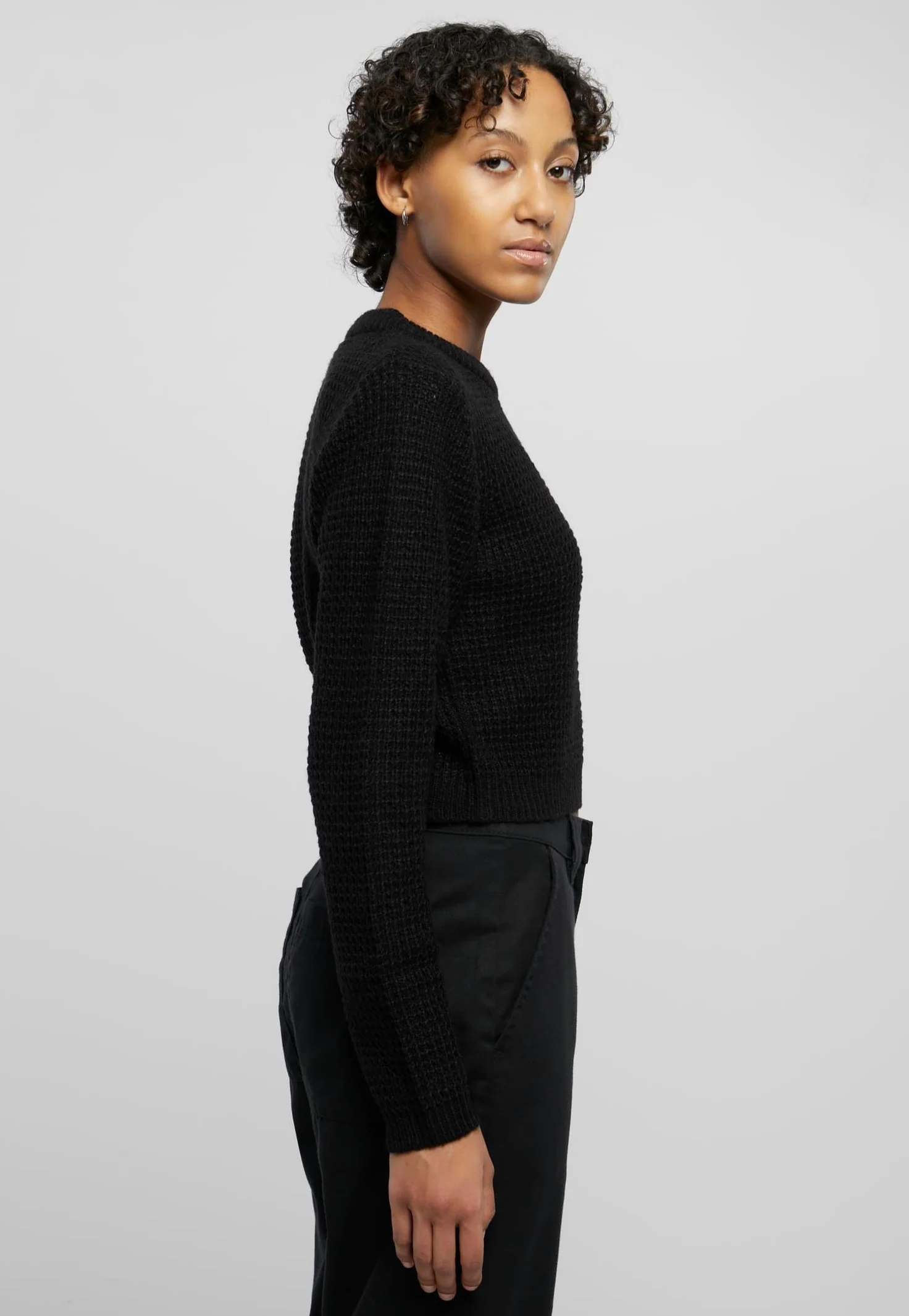 Short Waffle Black - Pullover - Image 3