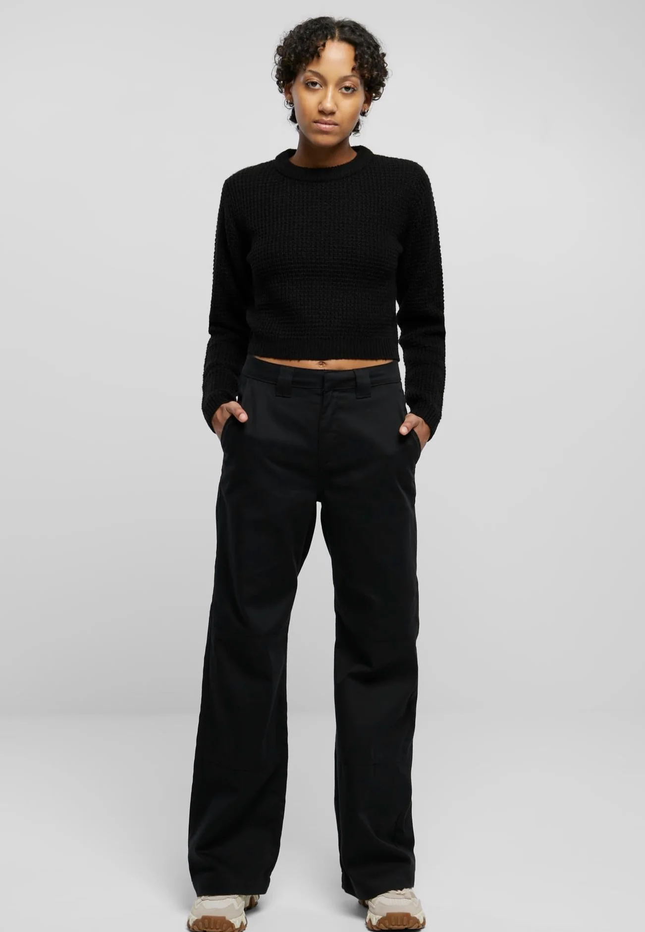 Short Waffle Black - Pullover - Image 5
