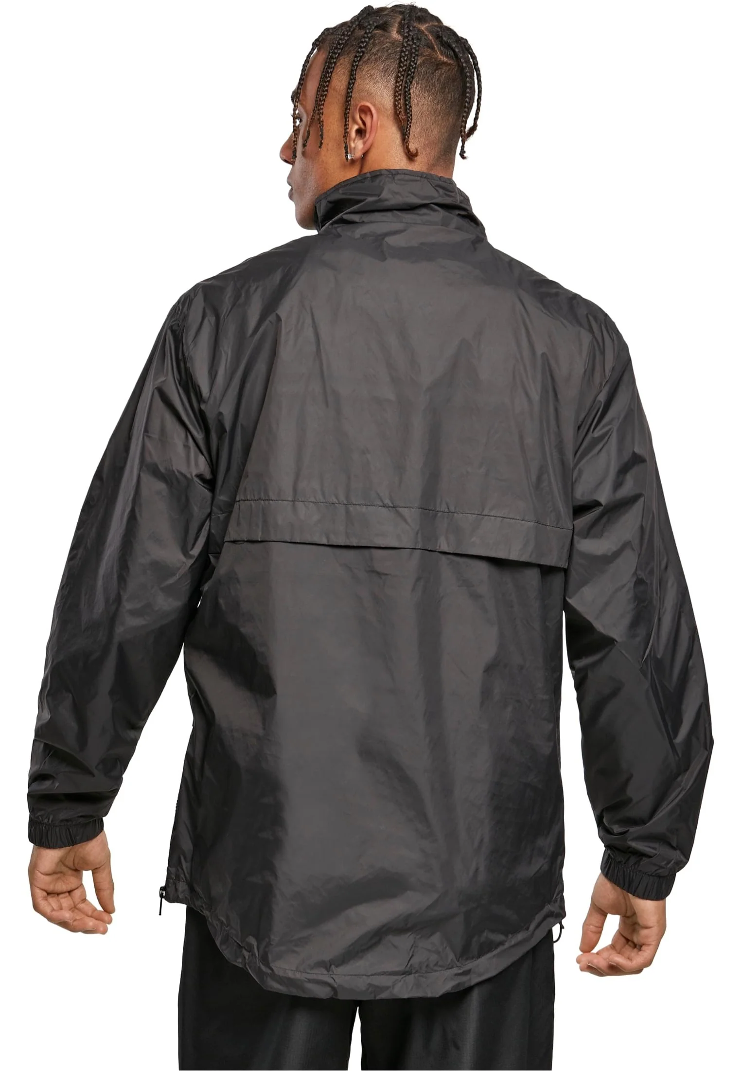 Stand Up Collar Pull Over Black - Jacket - Image 2