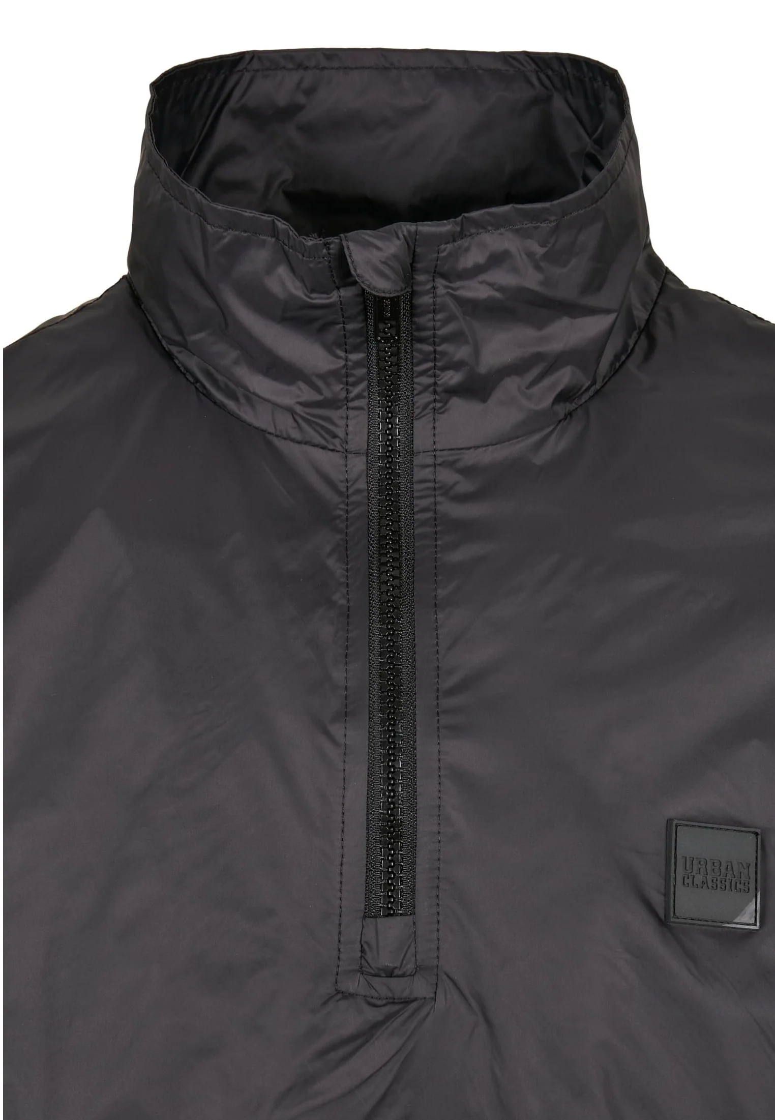 Stand Up Collar Pull Over Black - Jacket - Image 9