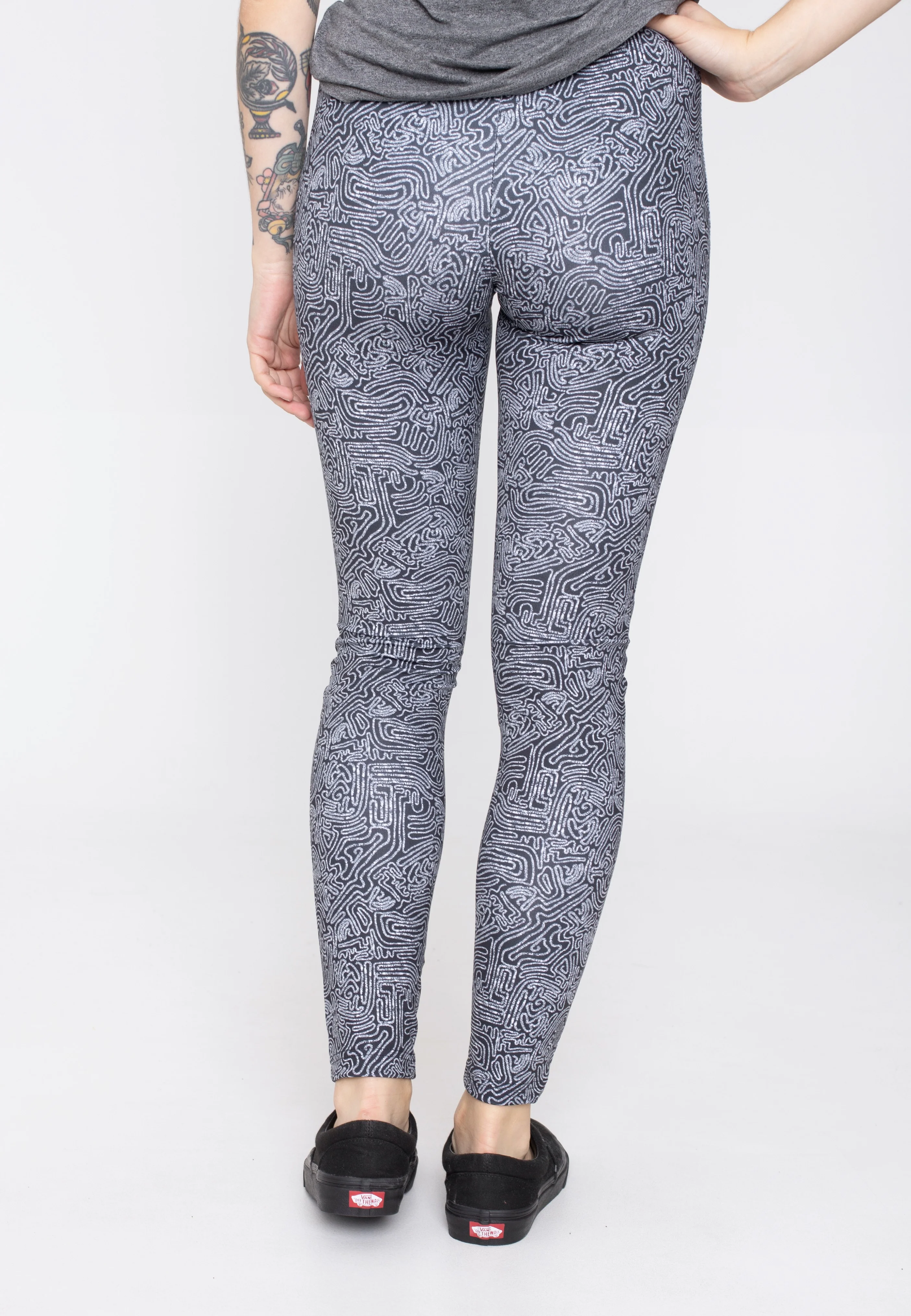 Tech Mesh AOP Blackzen - Leggings - Image 3