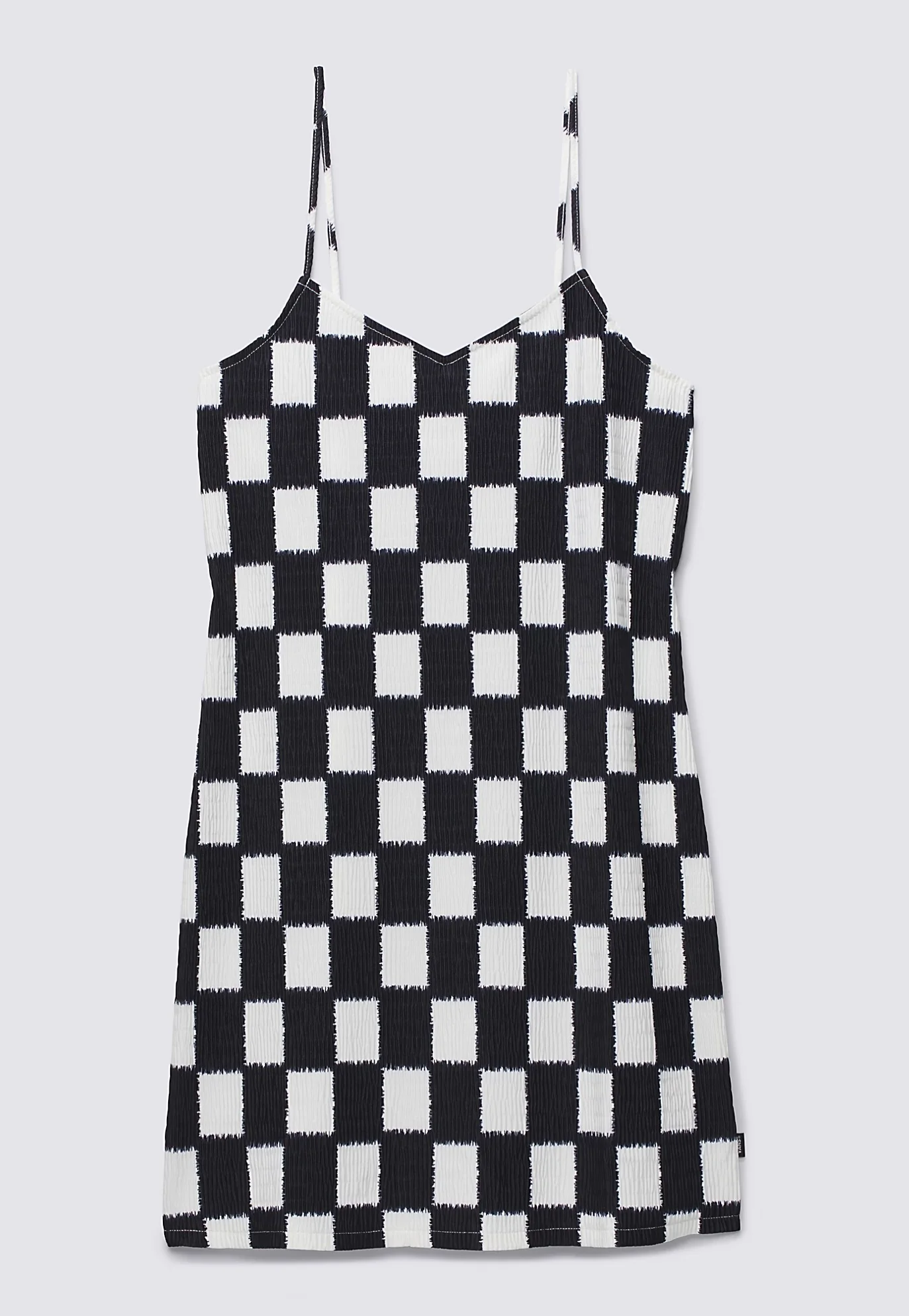 Benton Checker Cami Black/Marshmallow - Dress - Image 5
