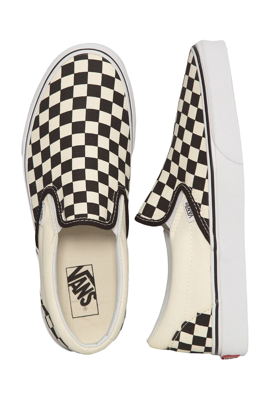 Classic Slip-On Black/White Checkerboard - Shoes