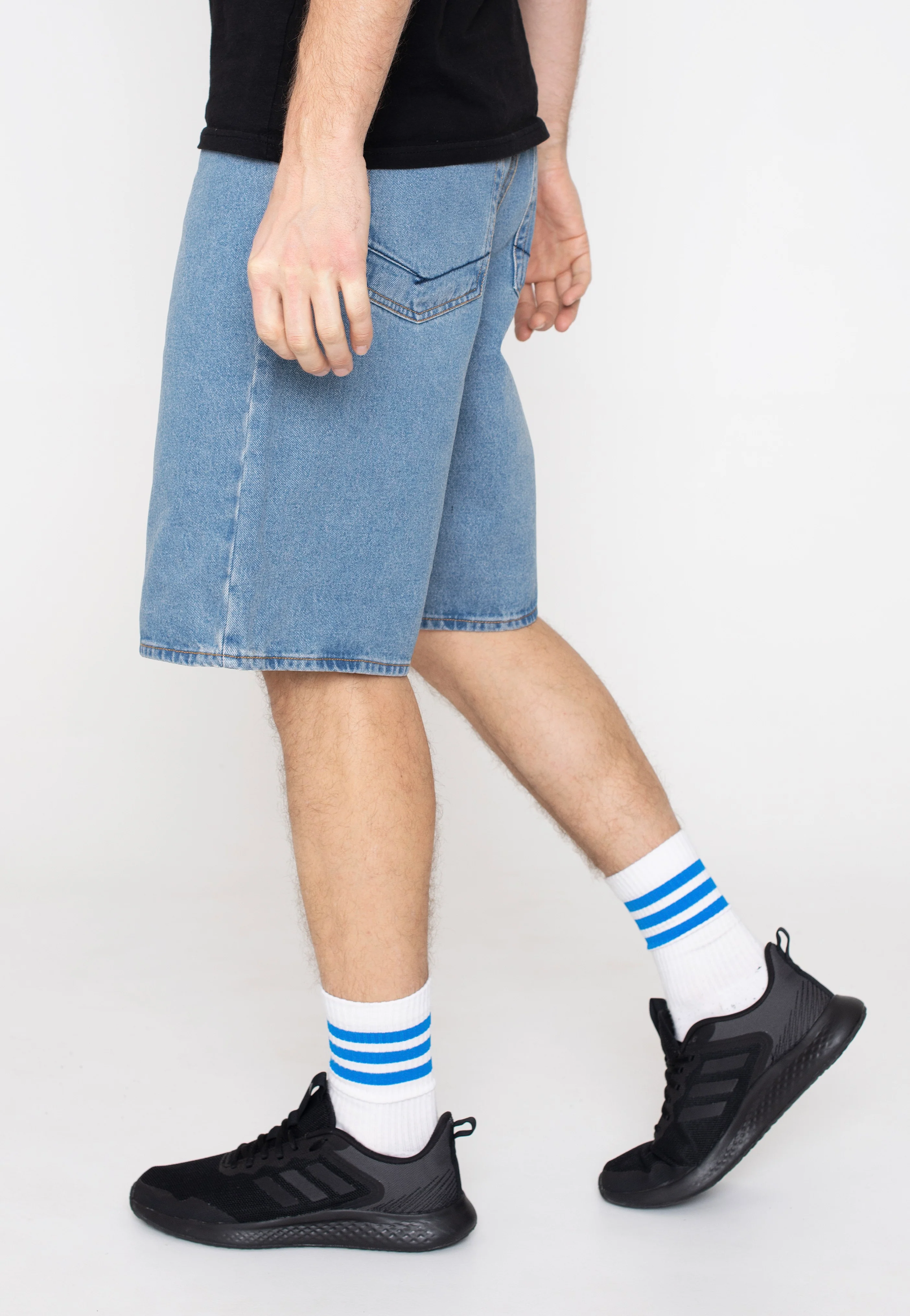 Covina 5Pckt Baggy Stone Wash - Shorts - Image 3