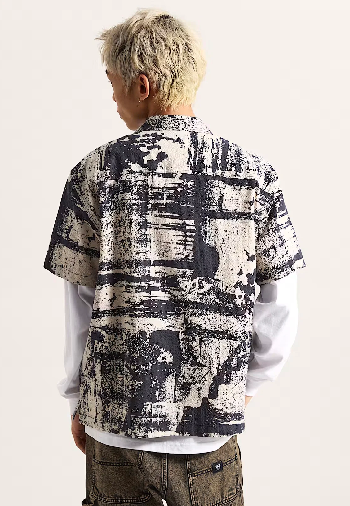 Fallon Woven Taupe Mist/Black - Shirt - Image 4
