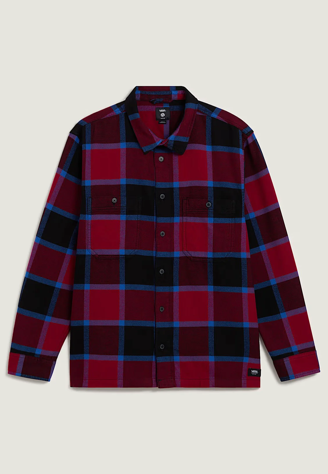 Larkspur Plaid Flannel Bordeaux/Black - Shirt - Image 6