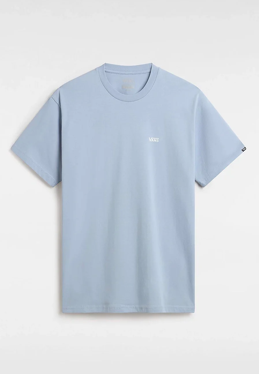 Mn Left Chest Logo Dusty Blue - T-Shirt - Image 5