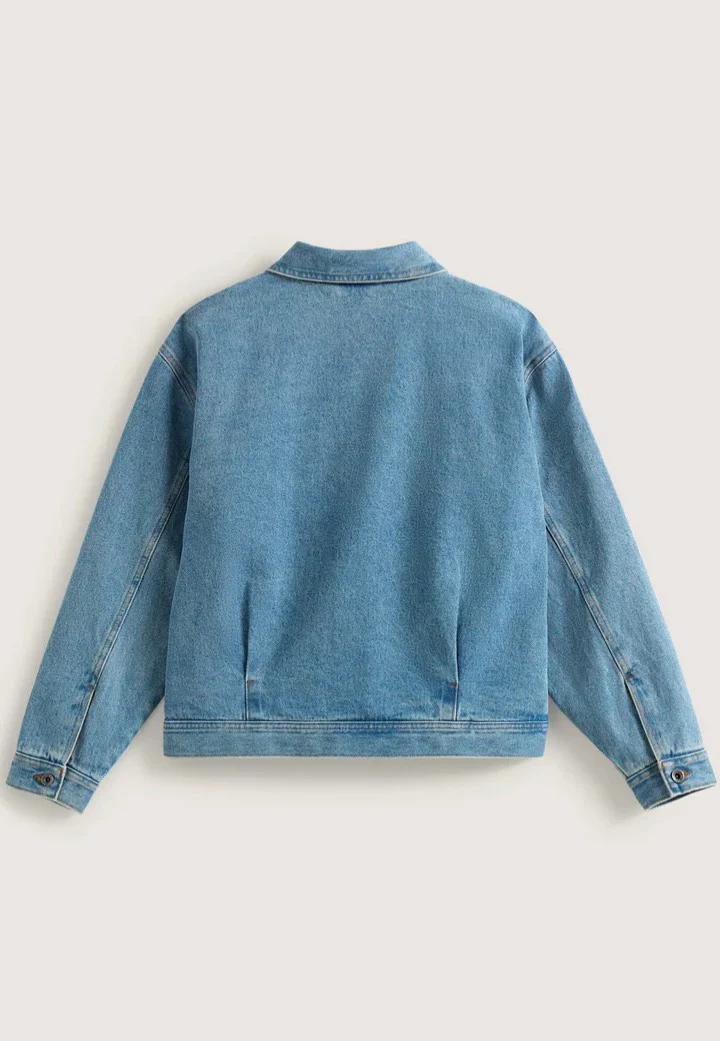 Womens Pomona Stonewash/Blue - Jeans Jacket - Image 11